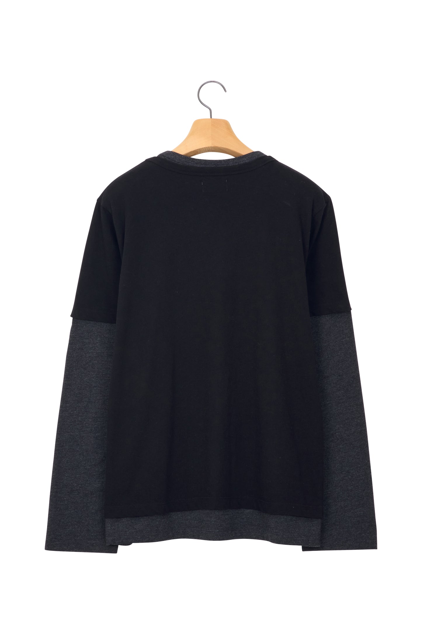 LAYERD T-SHIRTS SET BLACK