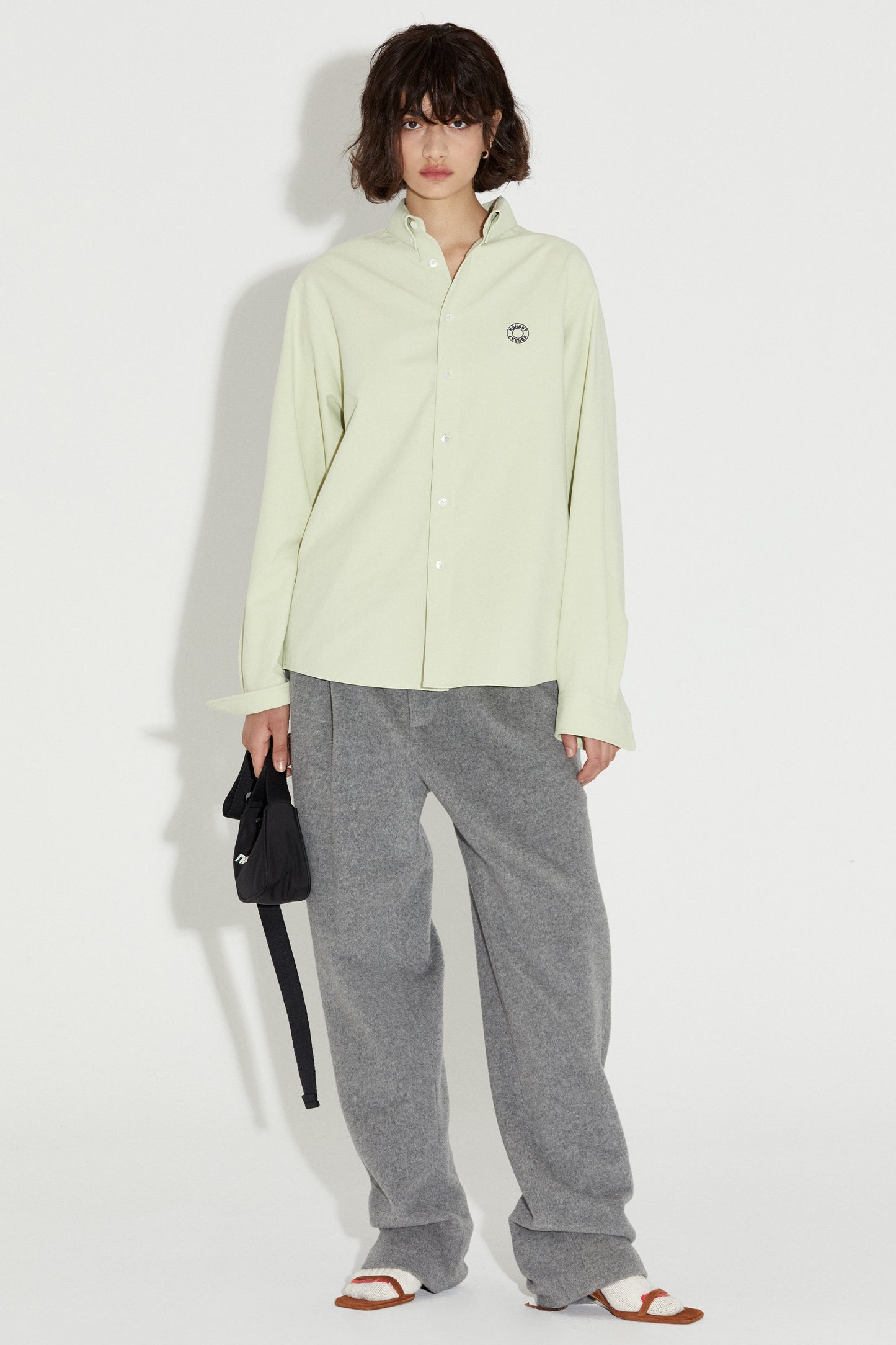 LOGO OXFORD SHIRT MINT