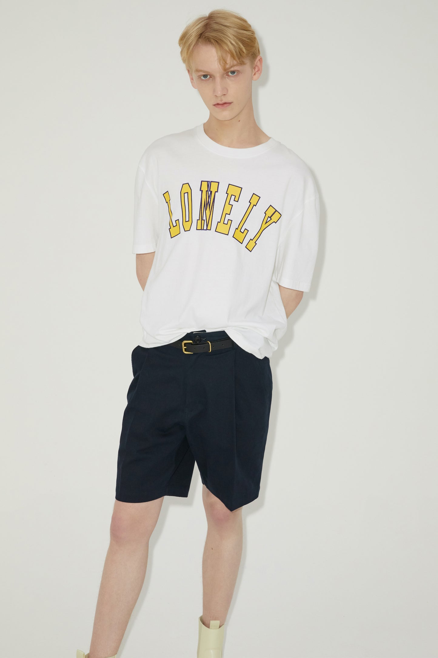 LONELY/LOVELY SHORT SLEEVE T SHIRT WHITE