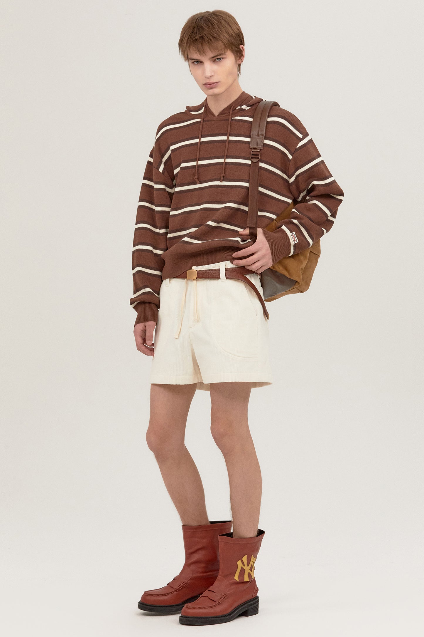 NYC CORDUROY SHORTS WHITE