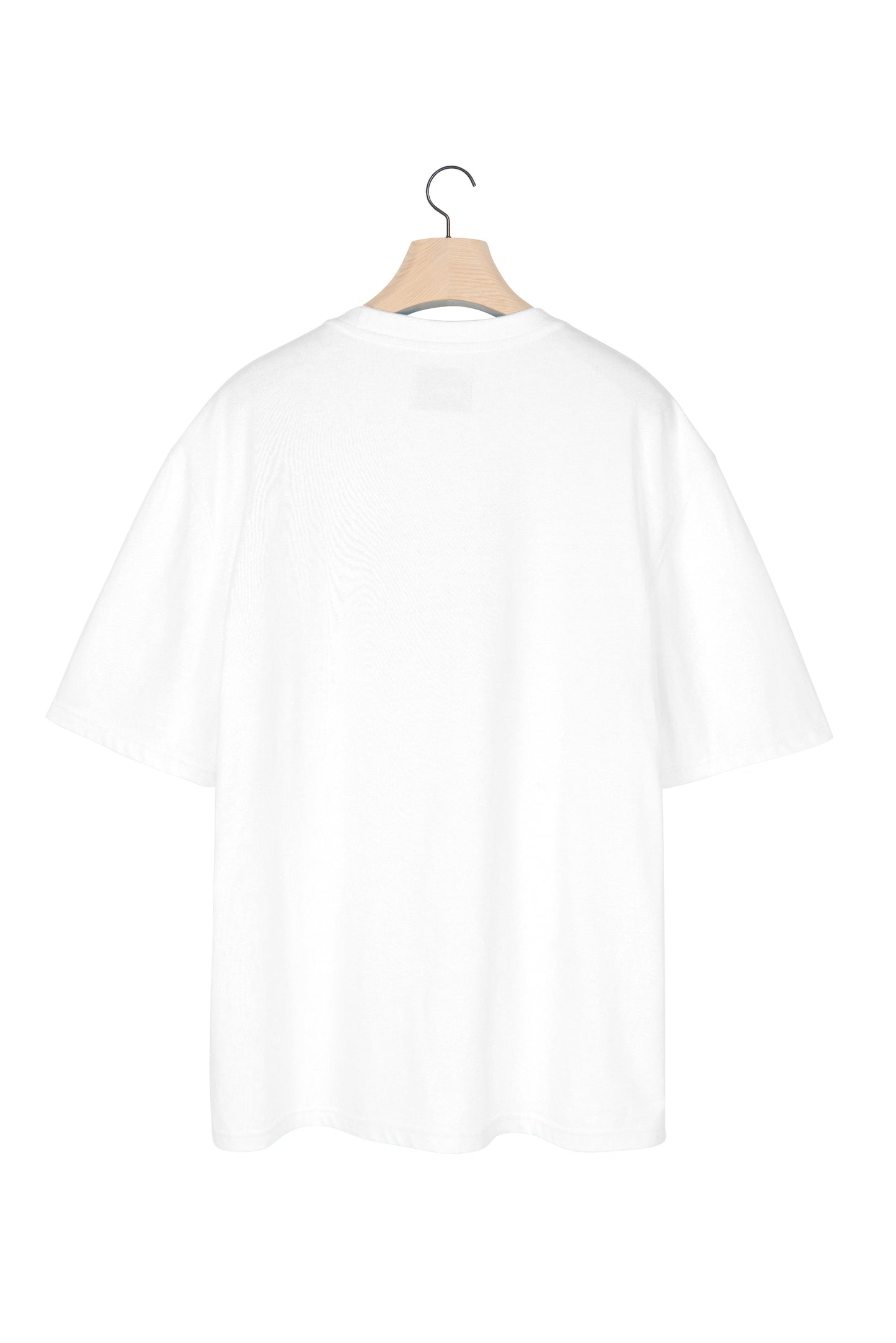 LONELY/LOVELY SHORT SLEEVE T SHIRT WHITE BURGUNDY