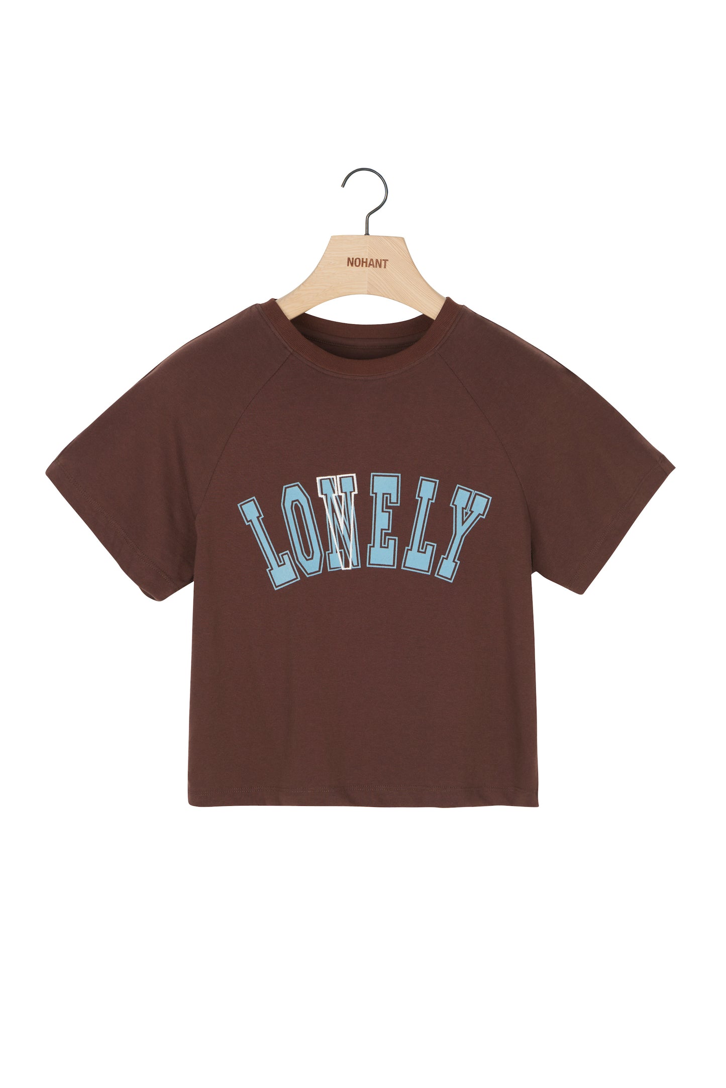 LONELY/LOVELY BABY T SHIRT BROWN