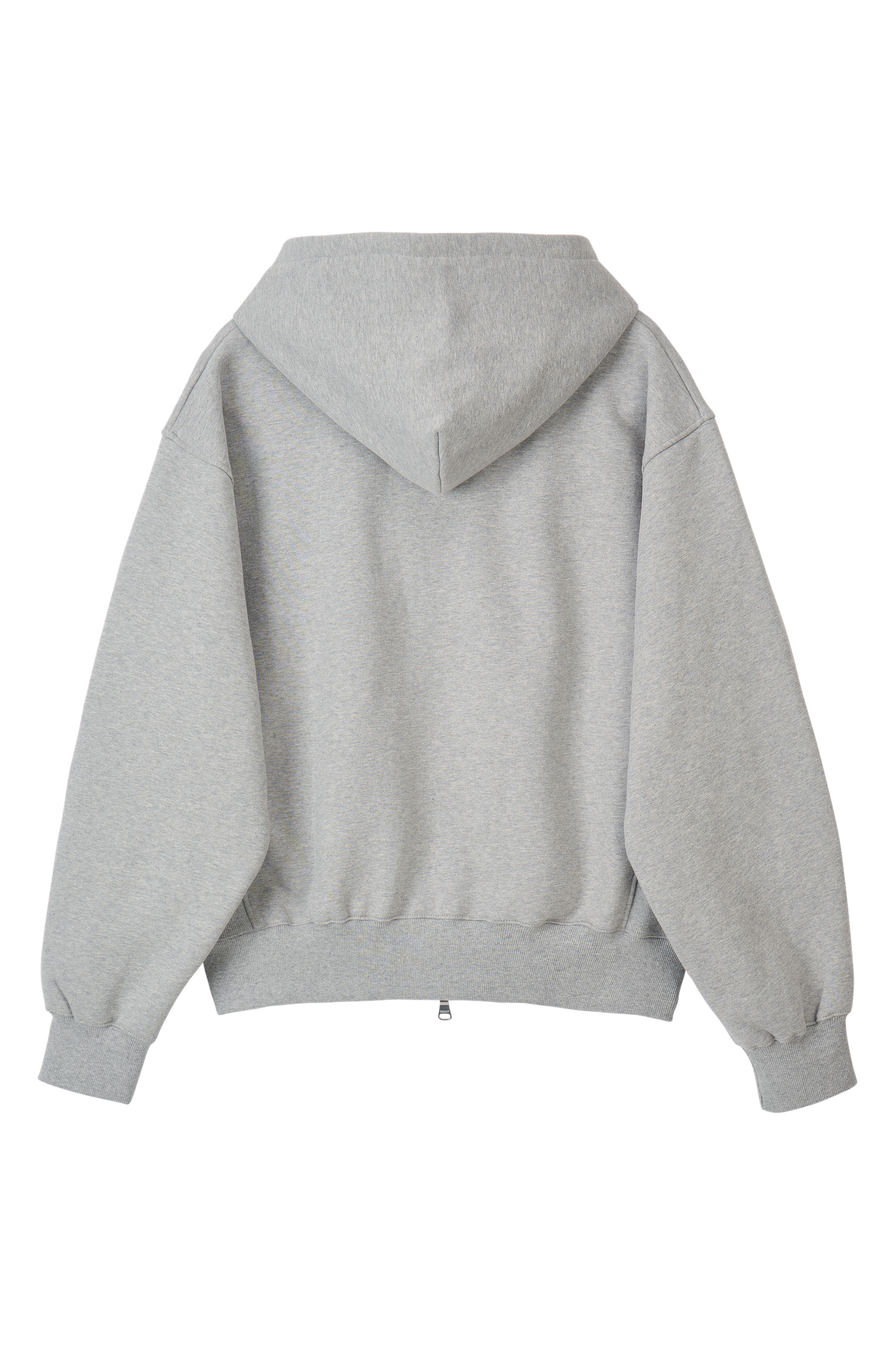 LONELY/LOVELY FLUFF HOODIE ZIP-UP GRAY NAVY