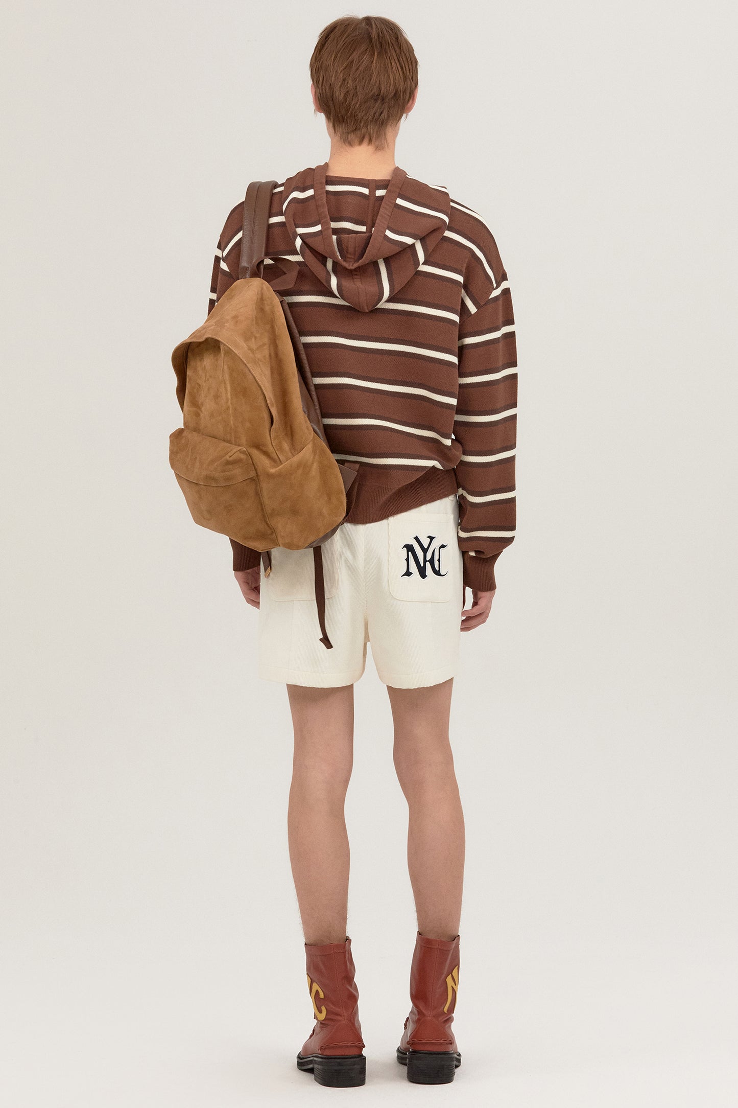 NYC CORDUROY SHORTS WHITE