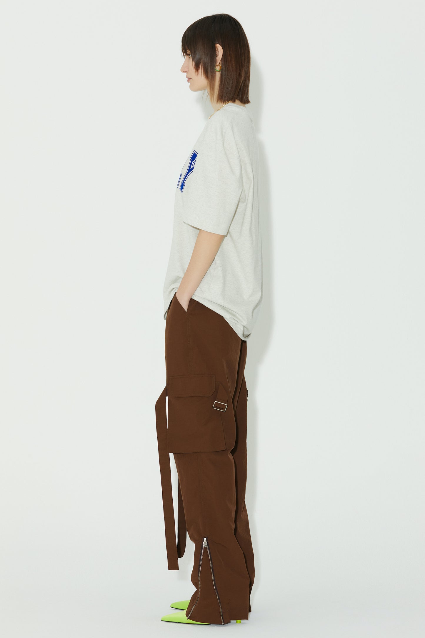LONELY/LOVELY SHORT SLEEVE T SHIRT OATMEAL BLUE