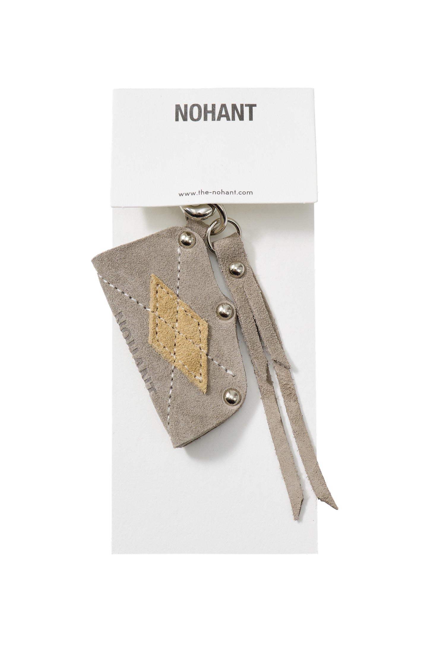 ARGYLE PREPPY LEATHER KEYRING