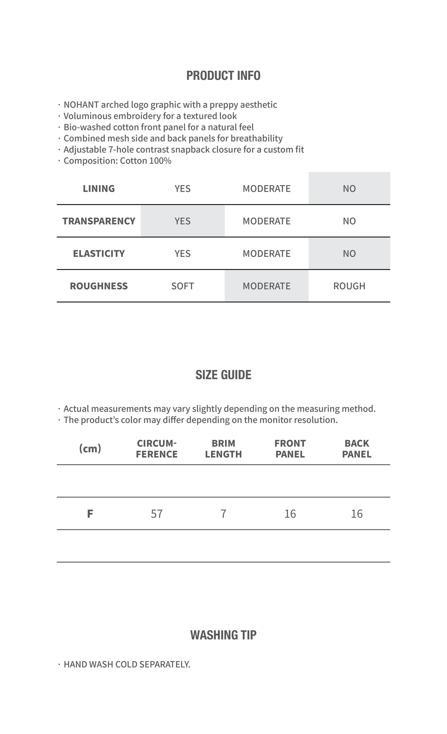 ARCH LOGO TRUCKER CAP GRAY
