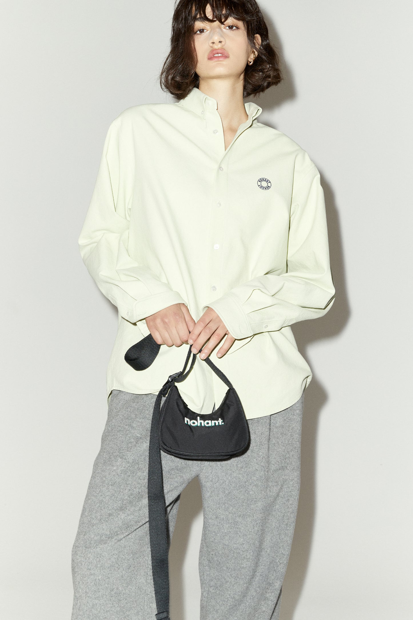 LOGO OXFORD SHIRT MINT