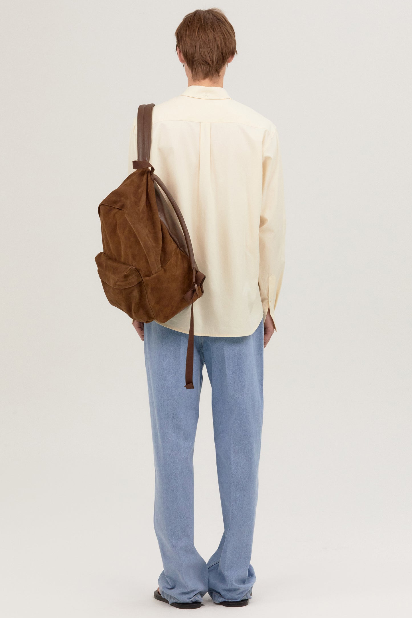 RELAXED POPLIN SHIRT IVORY