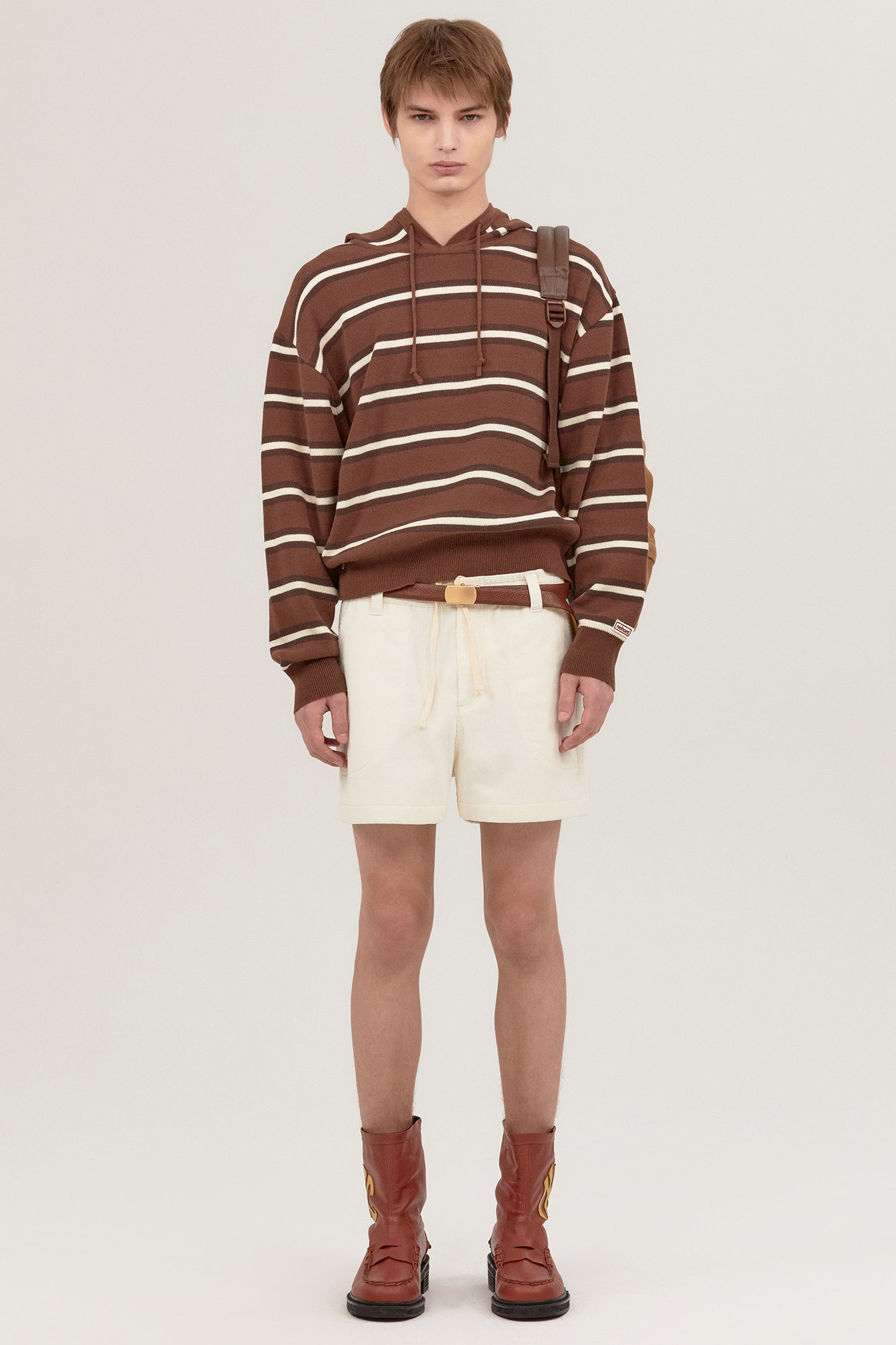 NYC CORDUROY SHORTS WHITE