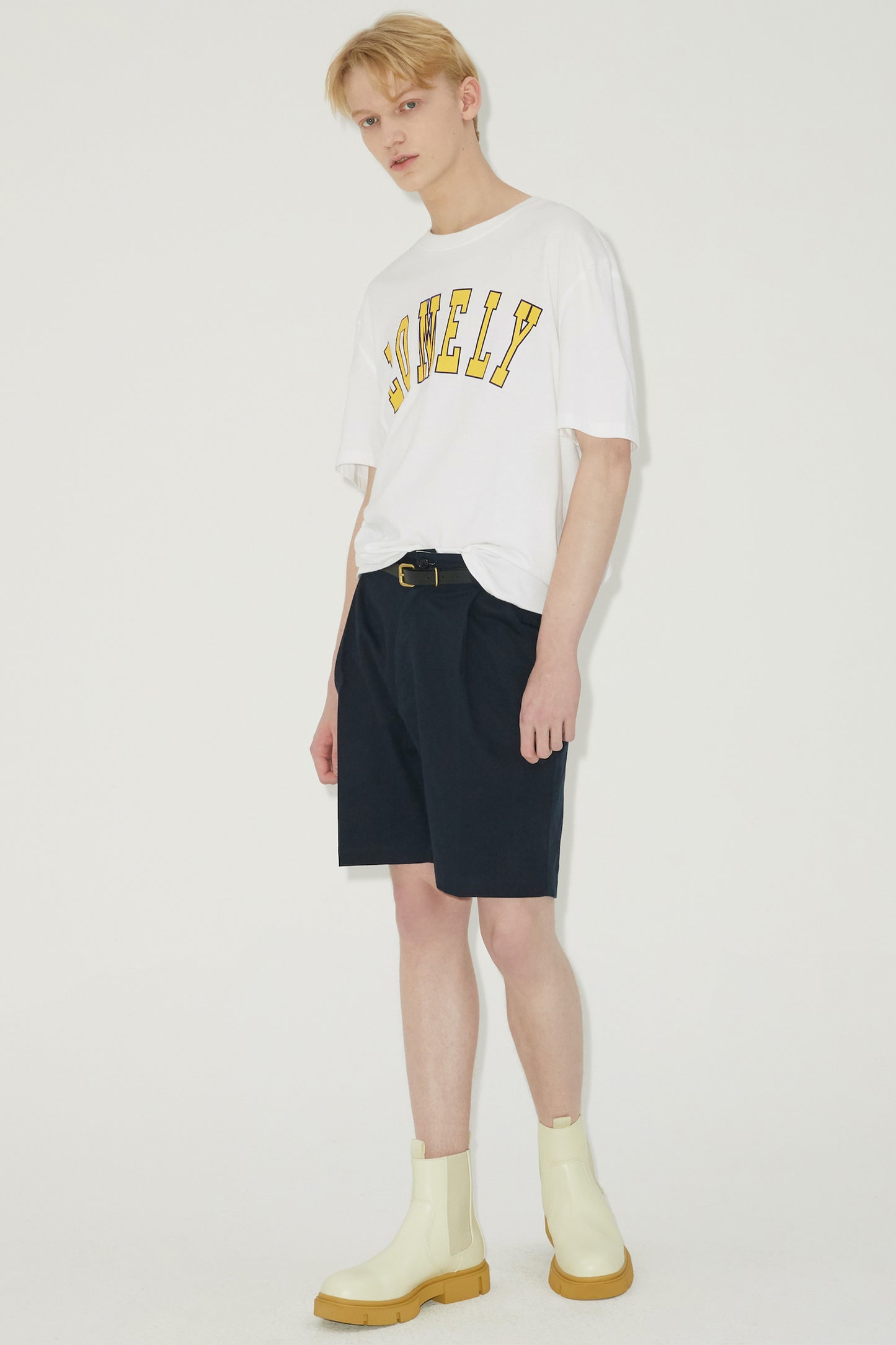 LONELY/LOVELY SHORT SLEEVE T SHIRT WHITE
