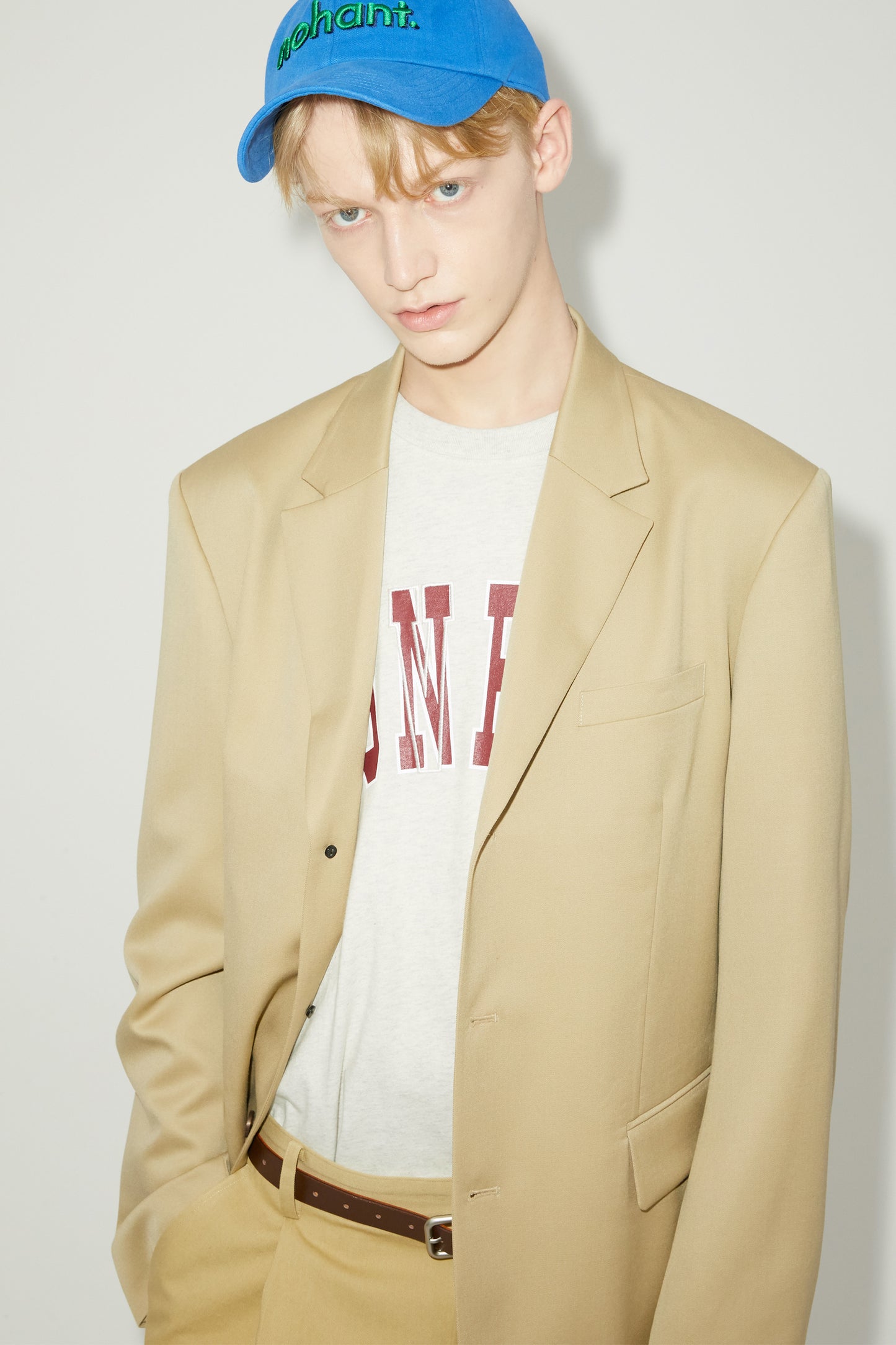 LONELY/LOVELY SHORT SLEEVE T SHIRT OATMEAL