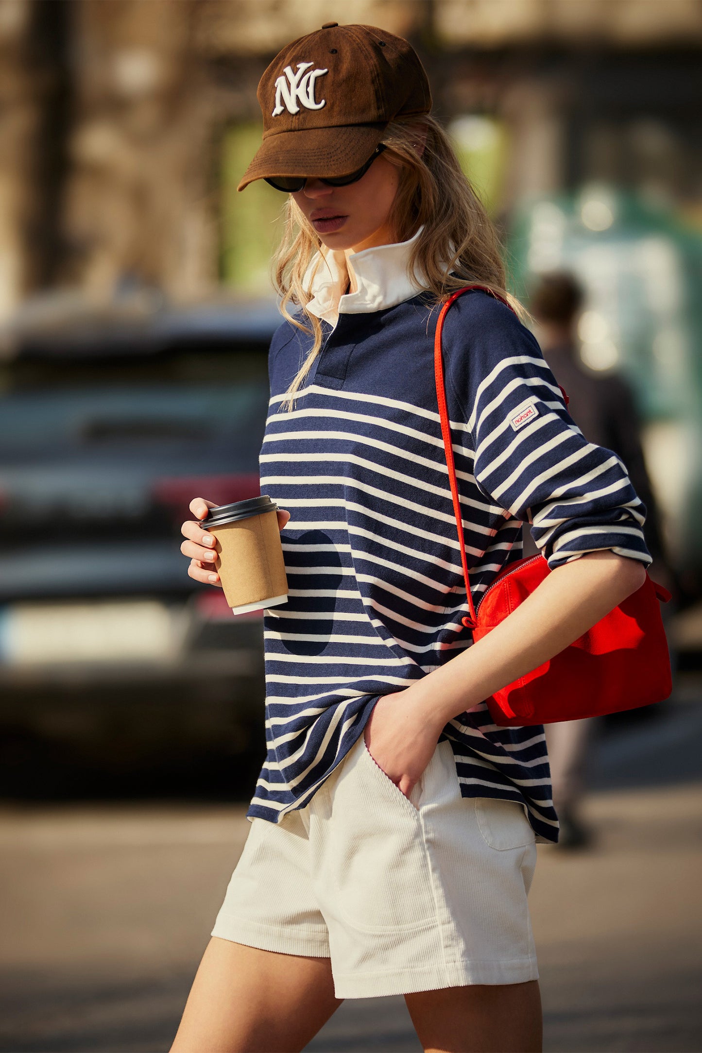 NYC SALT WASHING BALL CAP BROWN