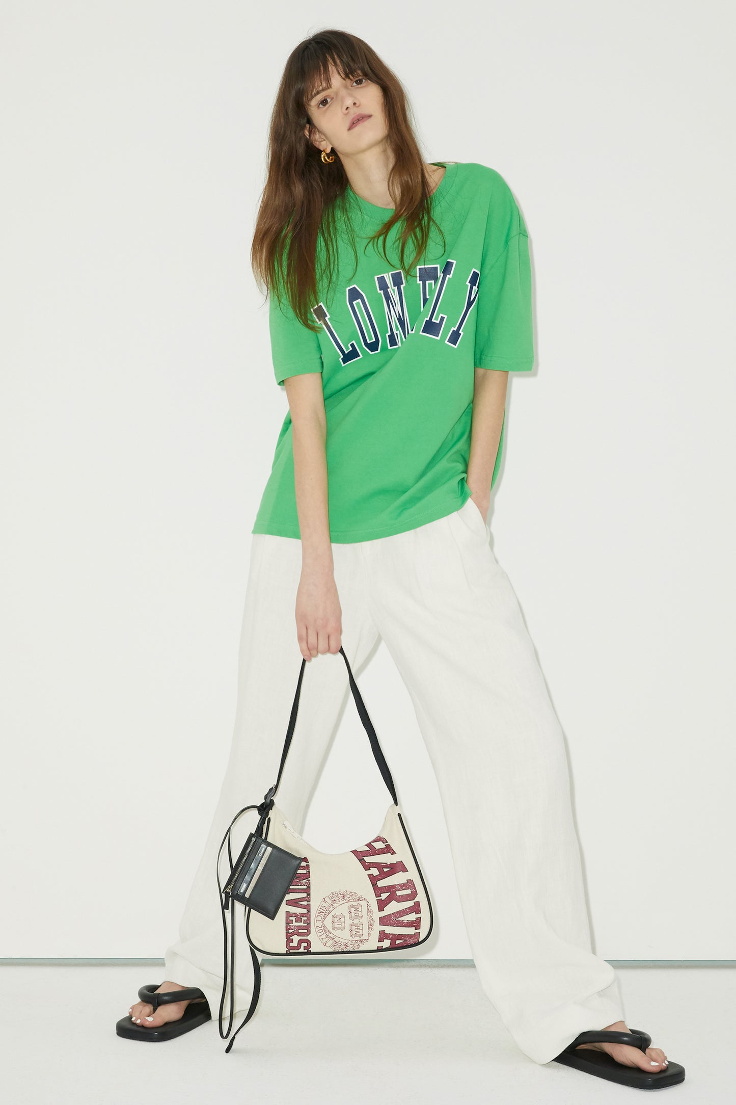 LONELY/LOVELY SHORT SLEEVE T SHIRT GREEN