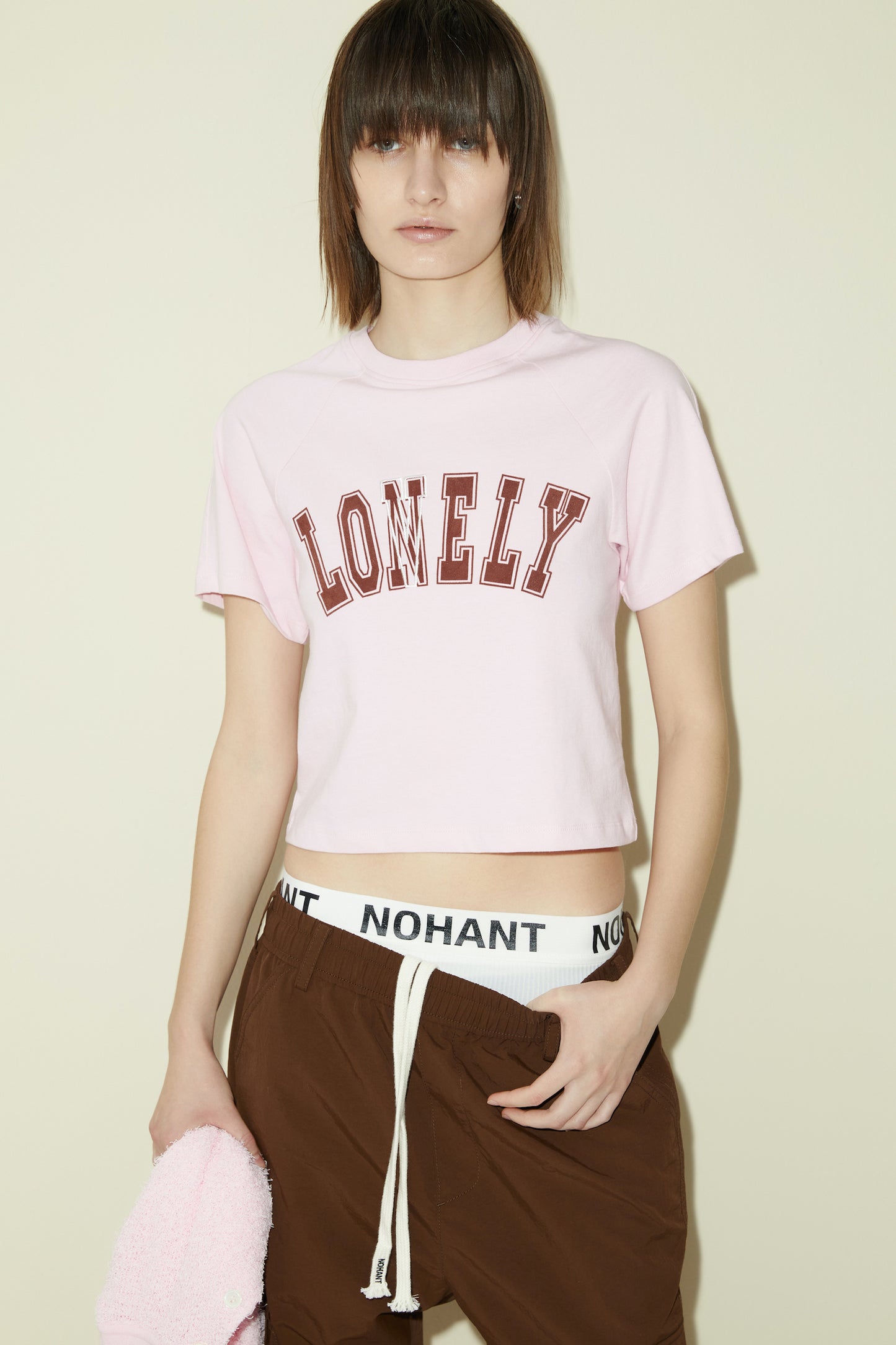 LONELY/LOVELY BABY T SHIRT PINK
