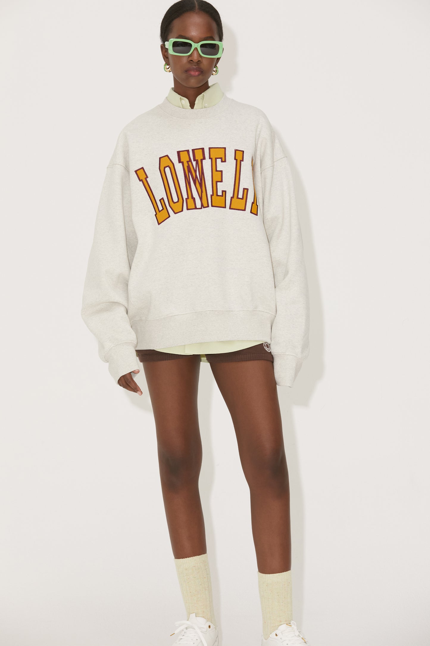 LONELY/LOVELY FLUFF SWEATSHIRT OATMEAL