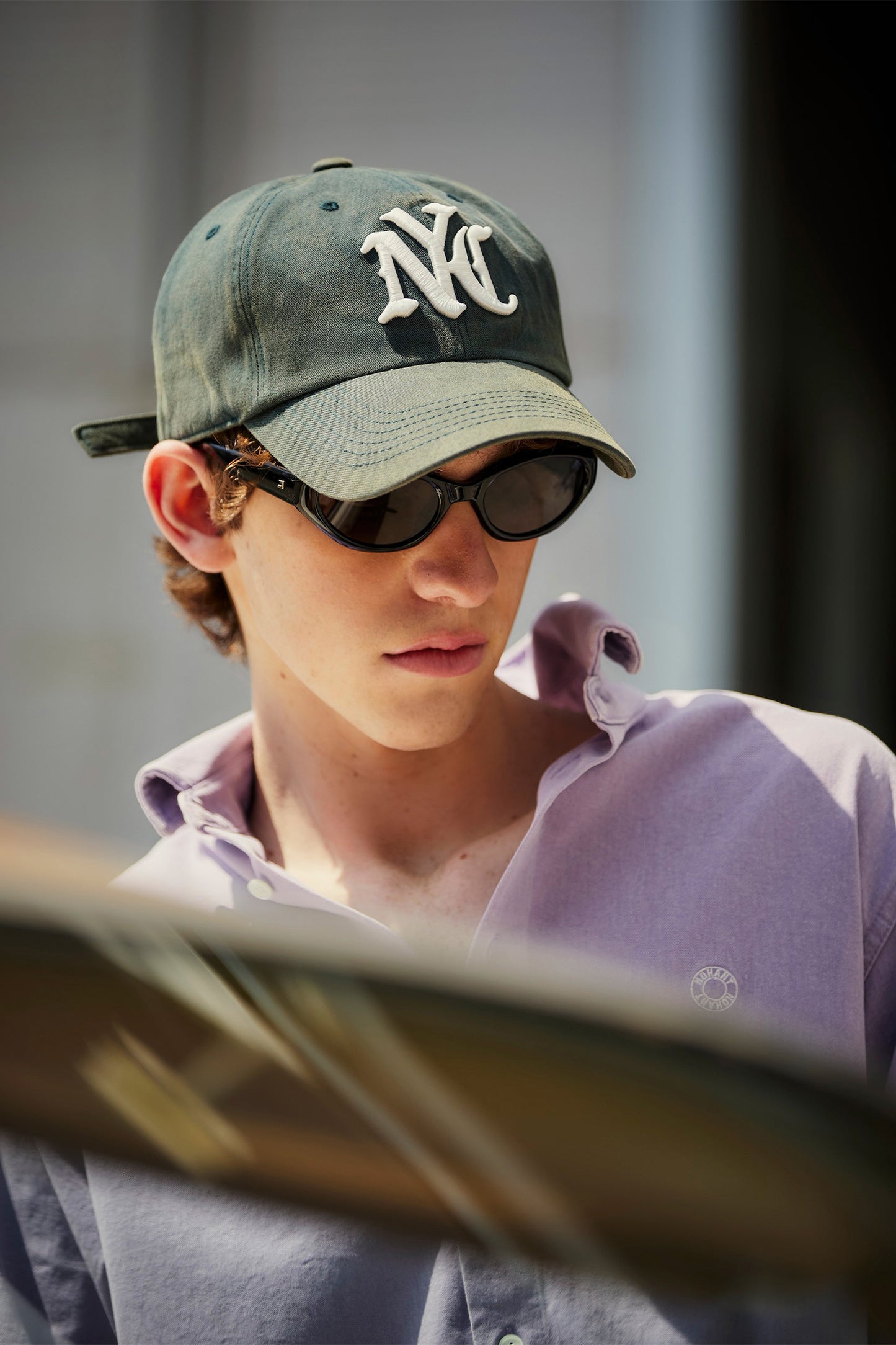 NYC VINTAGE BALL CAP GREEN