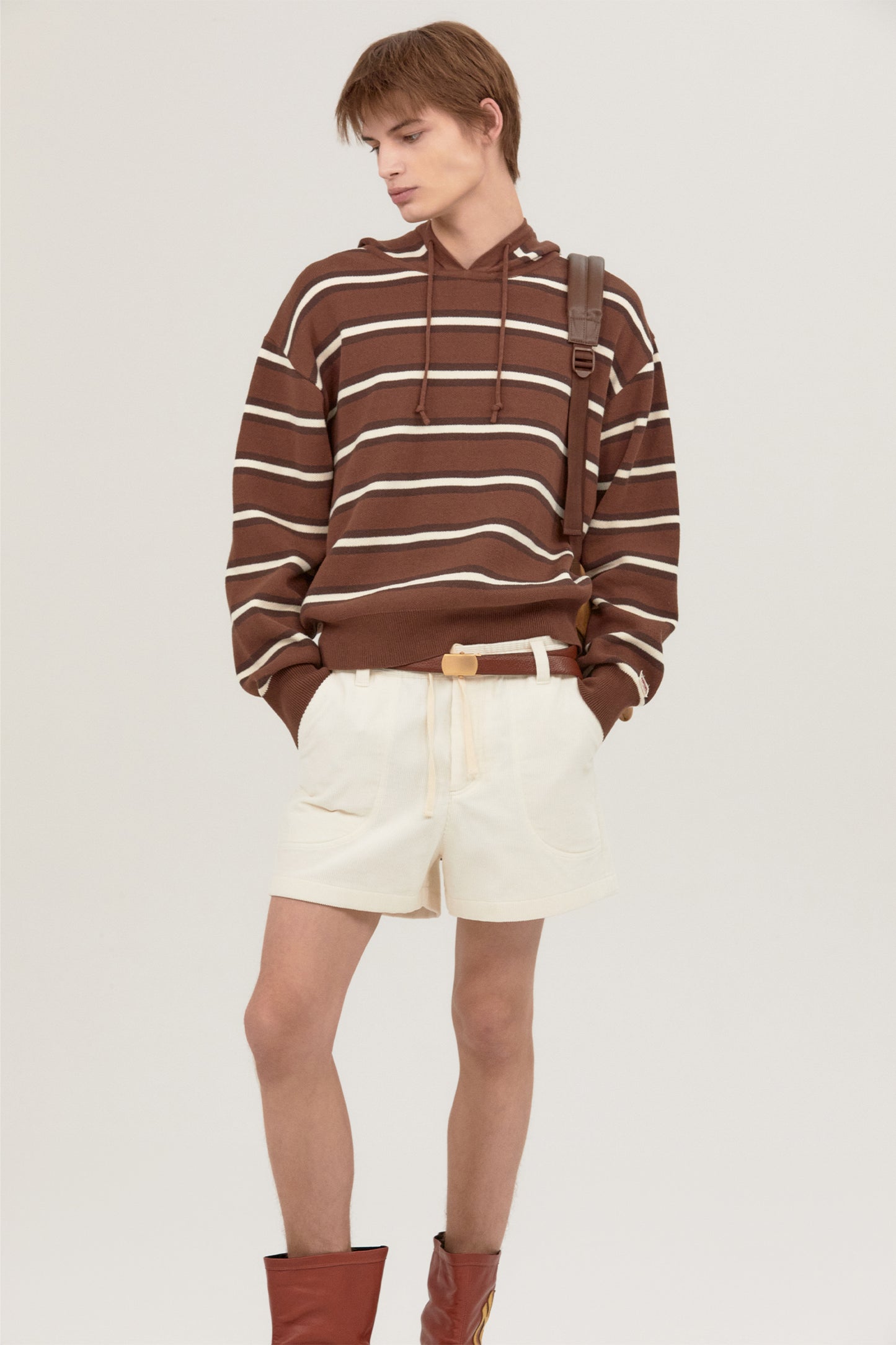 NYC CORDUROY SHORTS WHITE