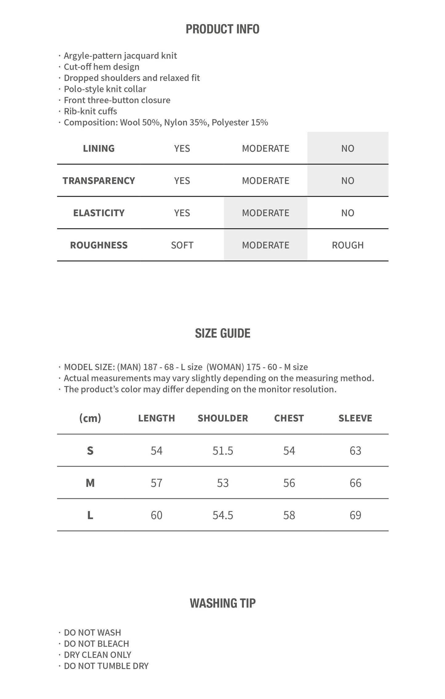 ARGYLE JACQUARD CROP KNIT BEIGE