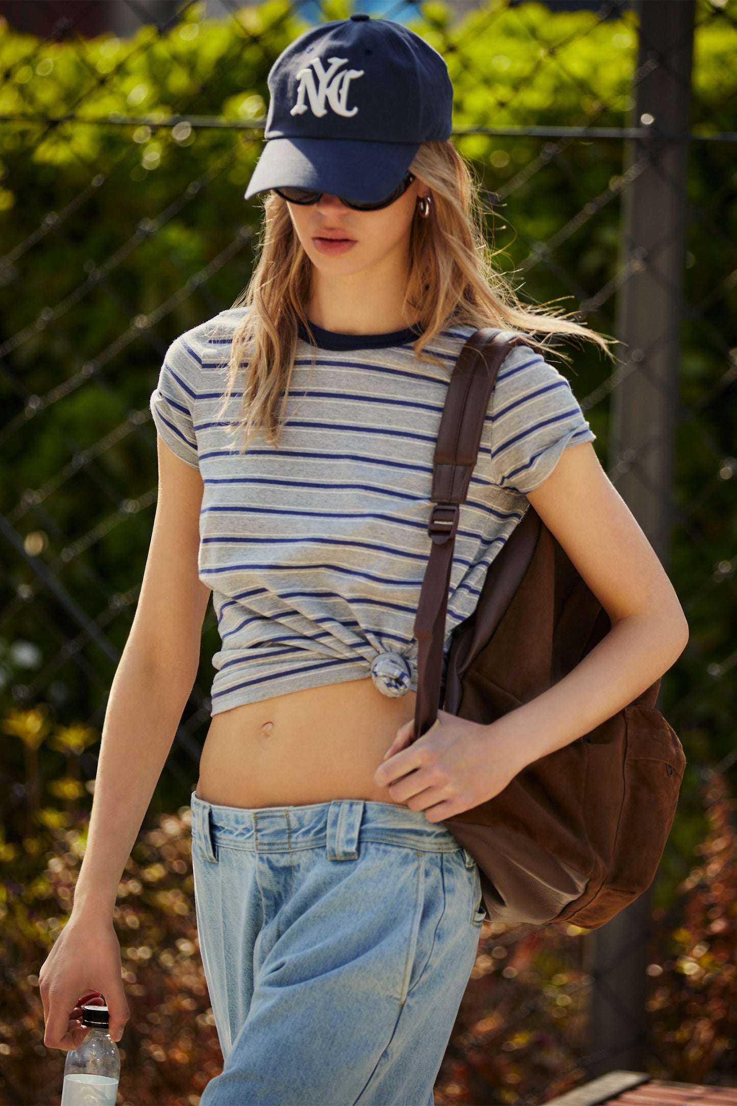NYC WASHED BALL CAP NAVY