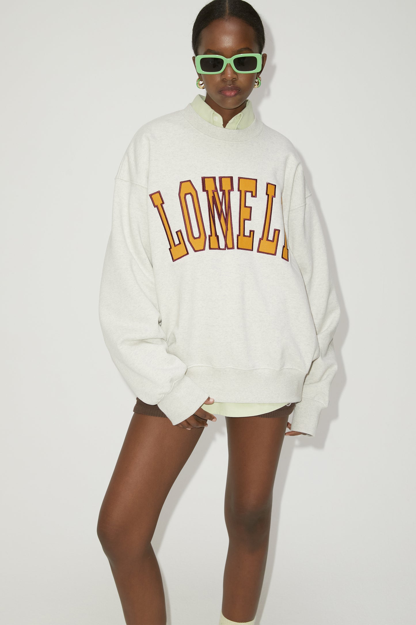 LONELY/LOVELY FLUFF SWEATSHIRT OATMEAL