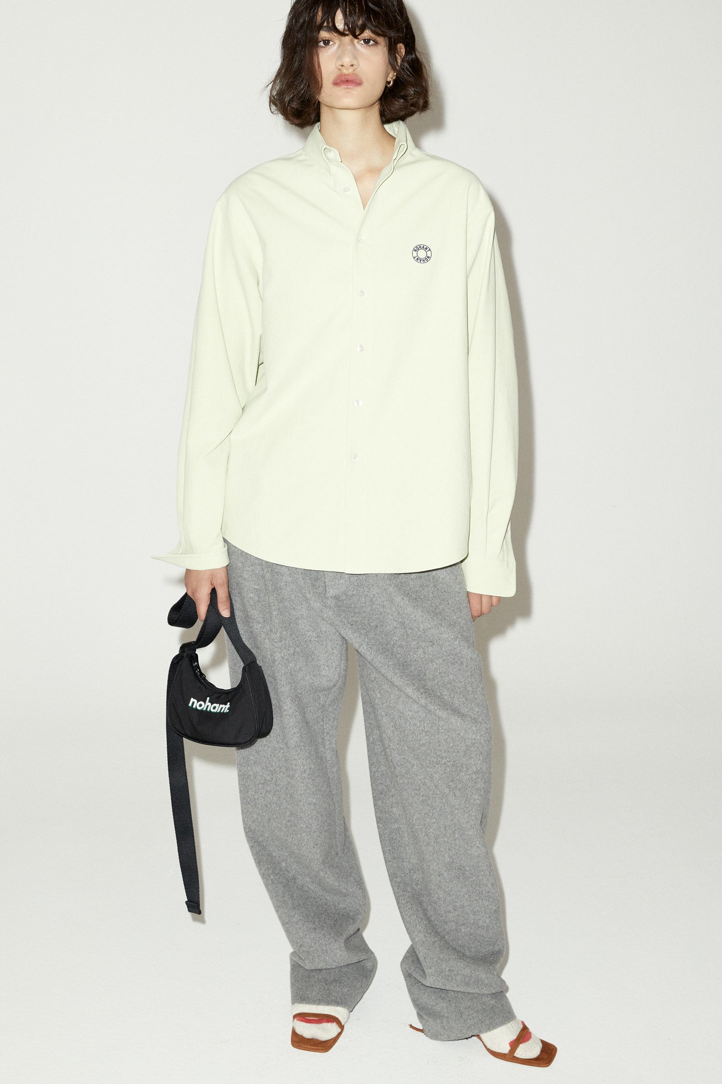 LOGO OXFORD SHIRT MINT