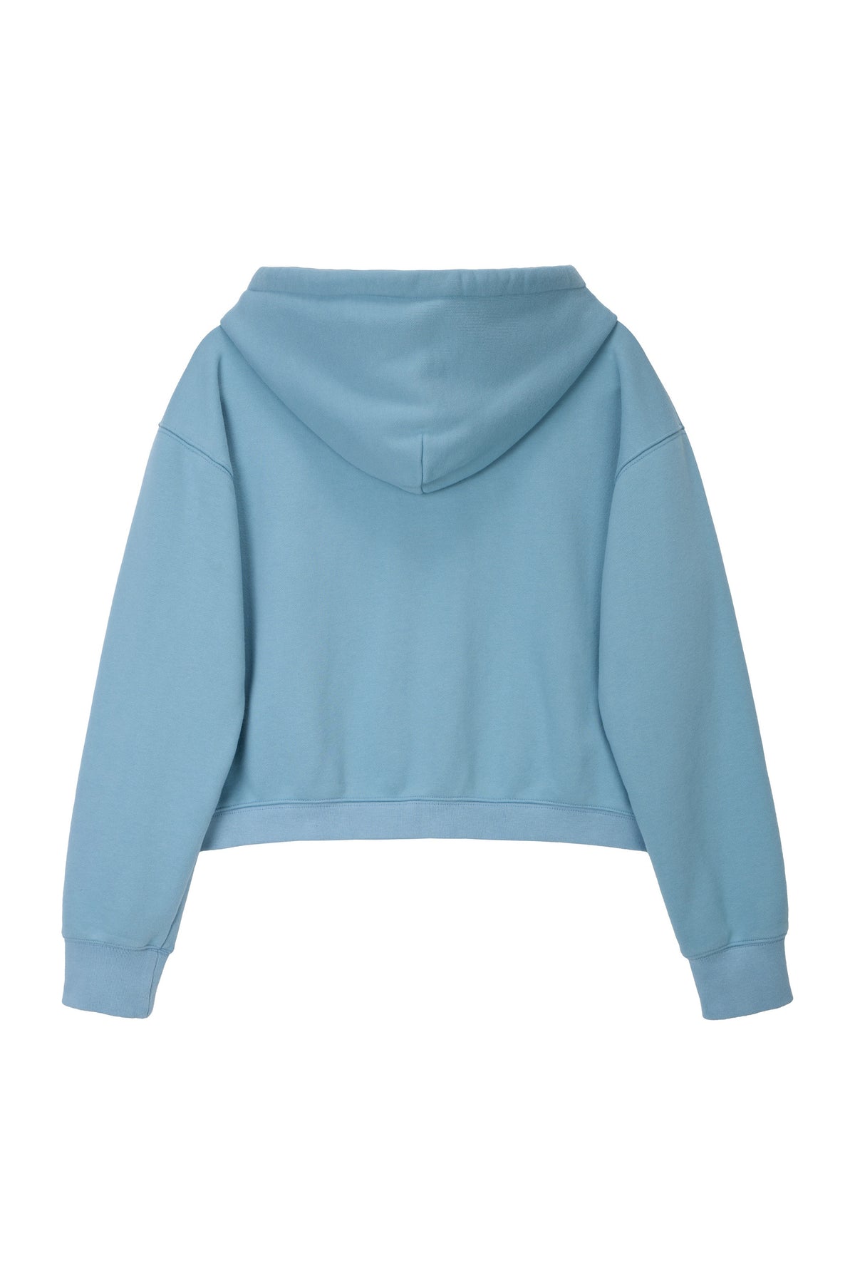LONELY/LOVELY CROP HOODIE ZIP-UP SKY BLUE