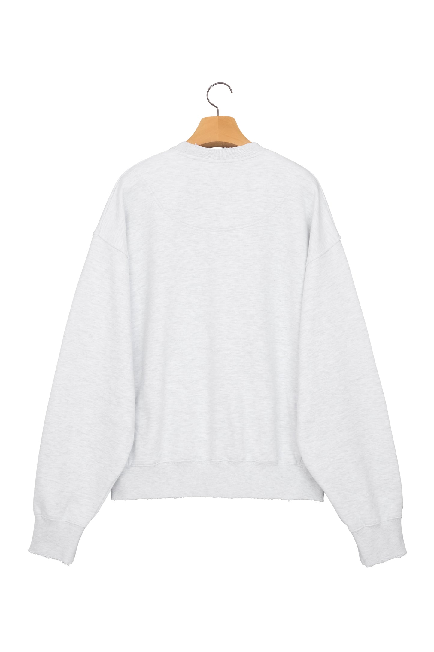 LONELY/LOVELY DAMAGE SWEATSHIRT ASH GRAY
