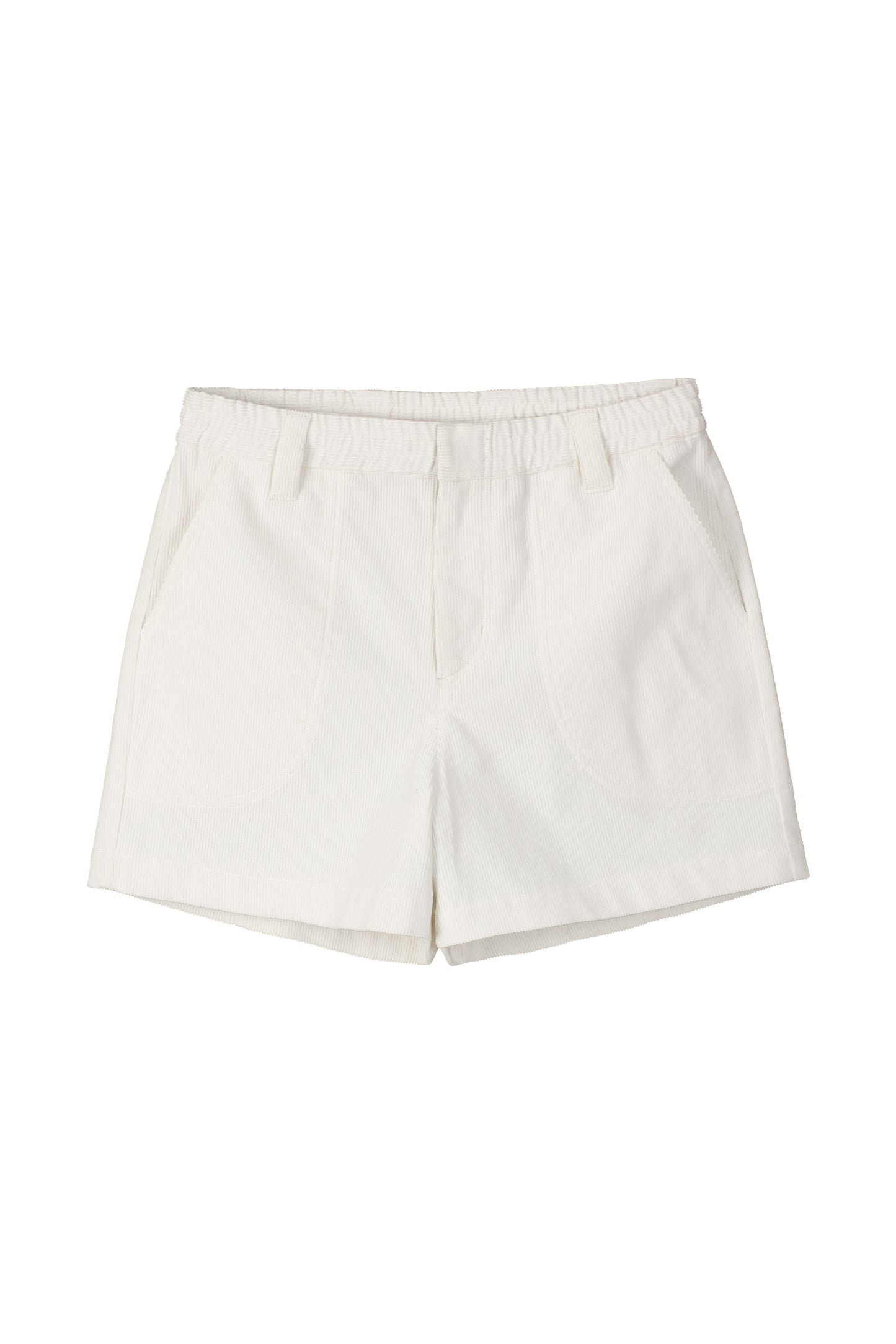 NYC CORDUROY SHORTS WHITE