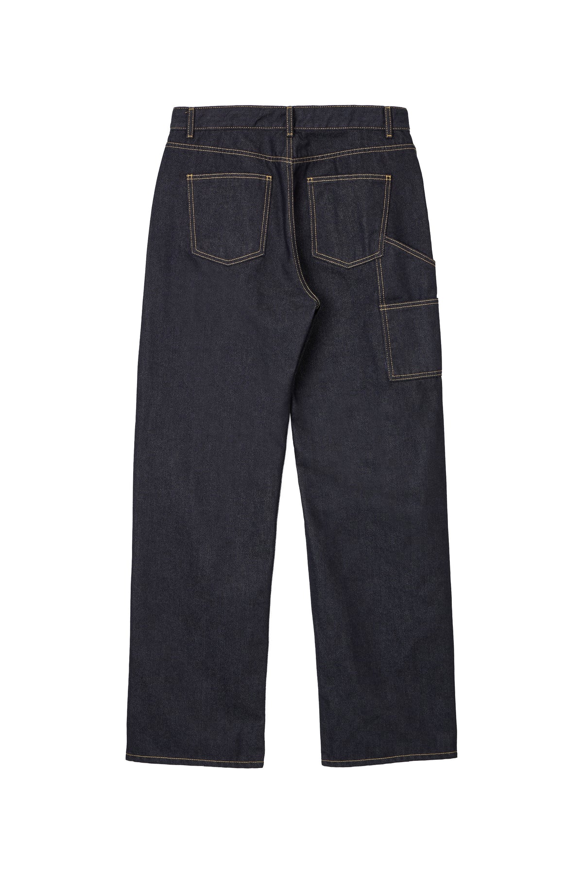 EASY UNIFORM DENIM PANTS DARK BLUE(WOMEN'S)