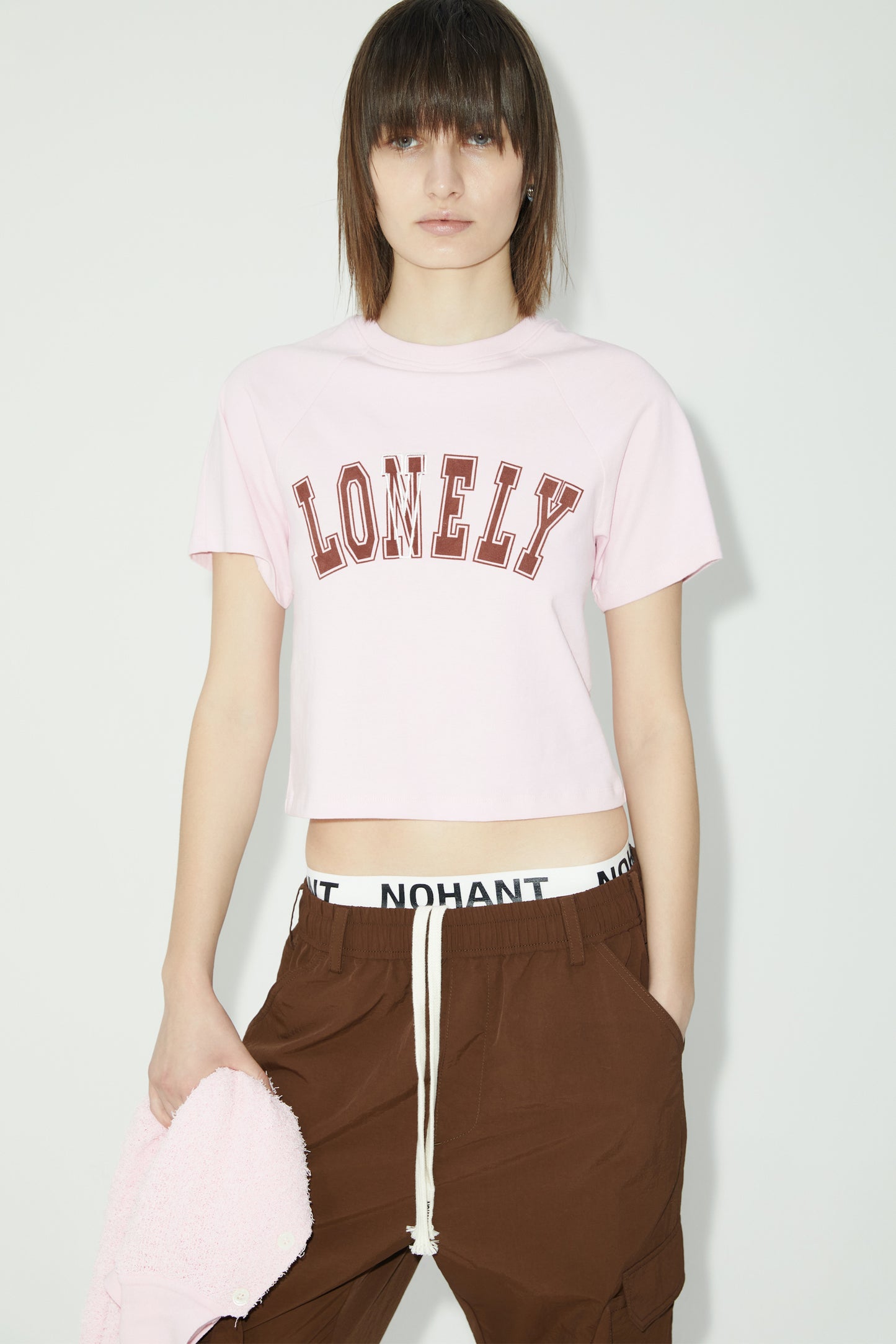 LONELY/LOVELY BABY T SHIRT PINK