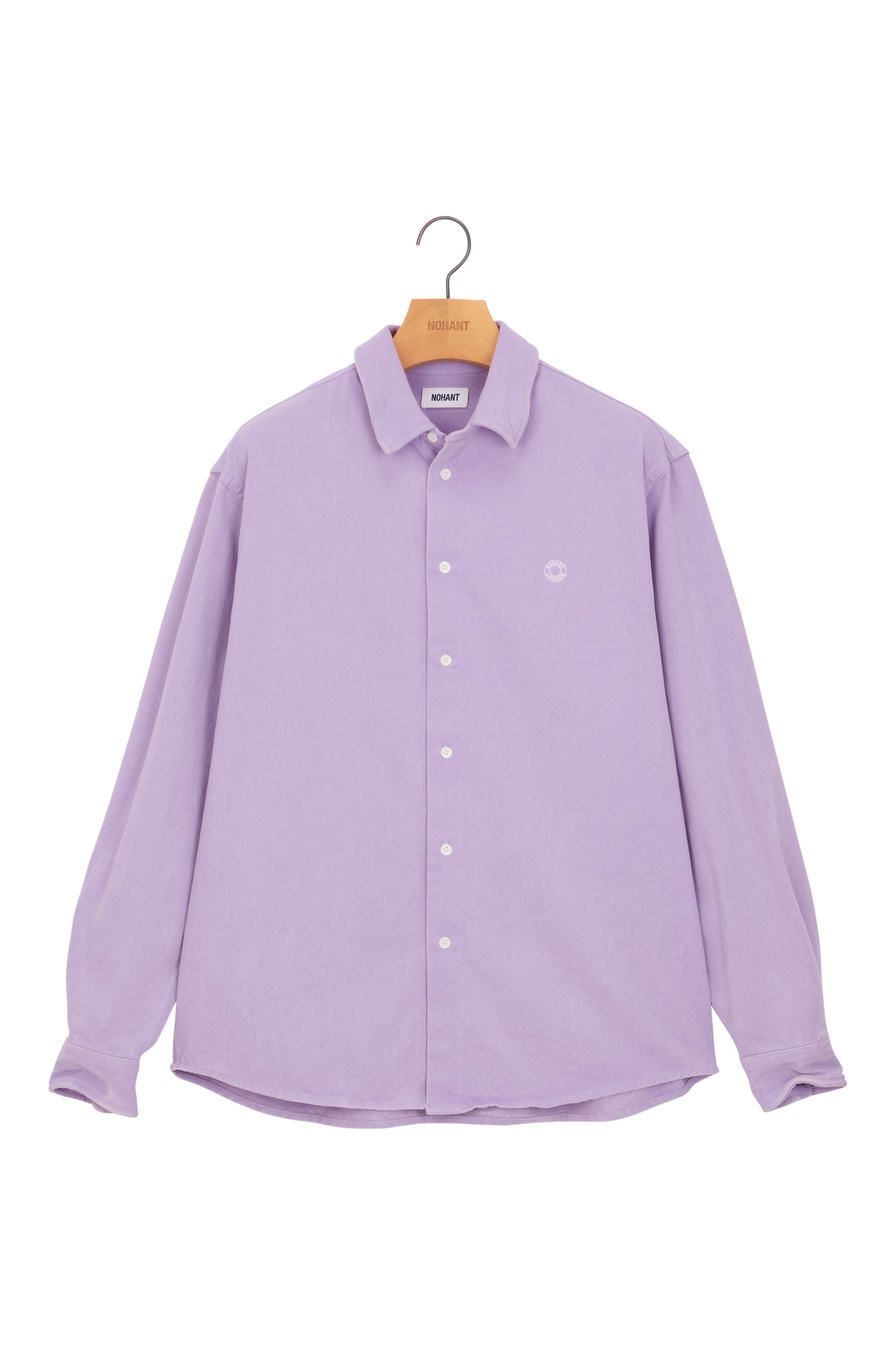 WIRE OXFORD WASHED SHIRT PURPLE