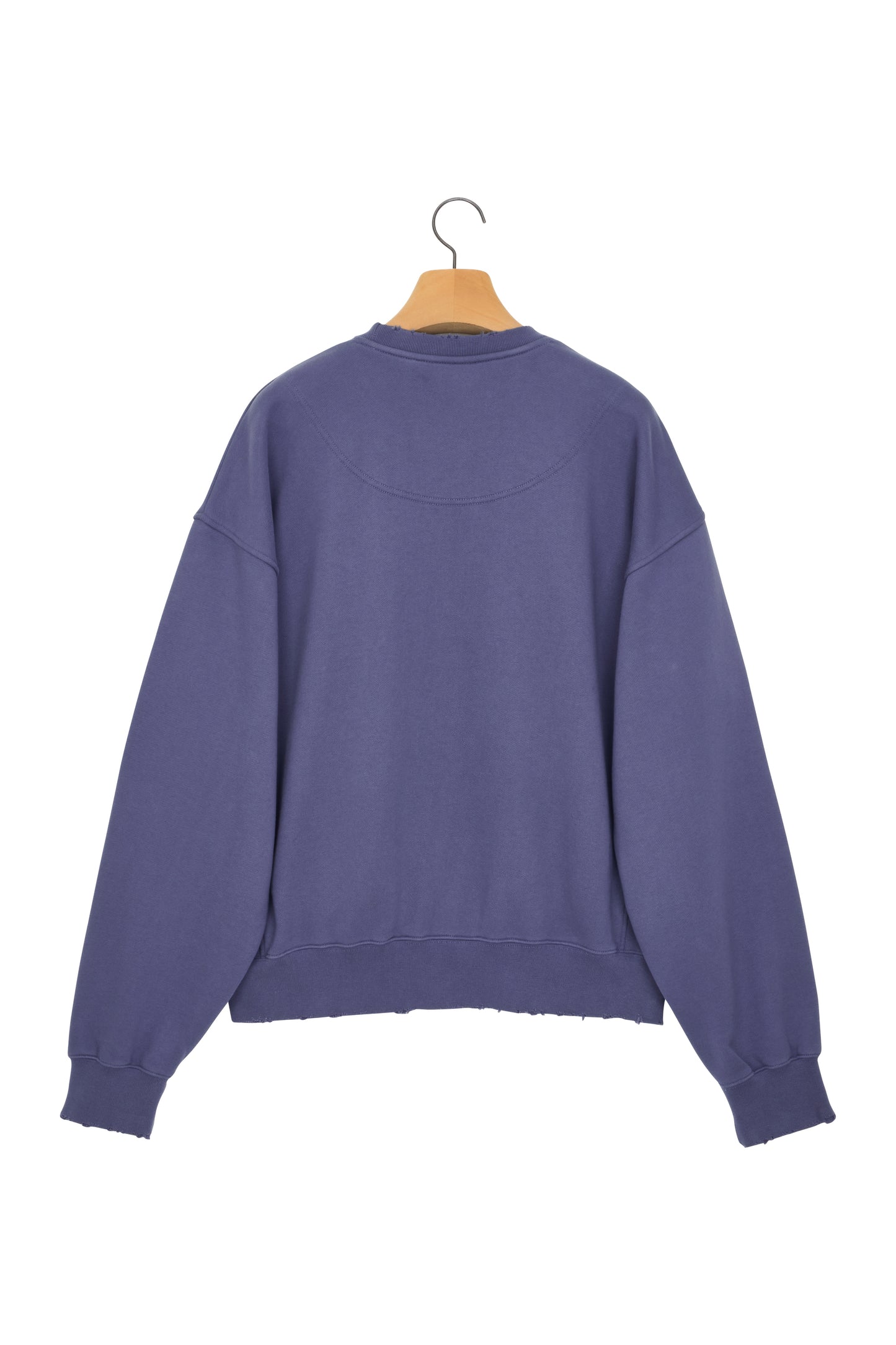 LONELY/LOVELY DAMAGE SWEATSHIRT INDIGO BLUE