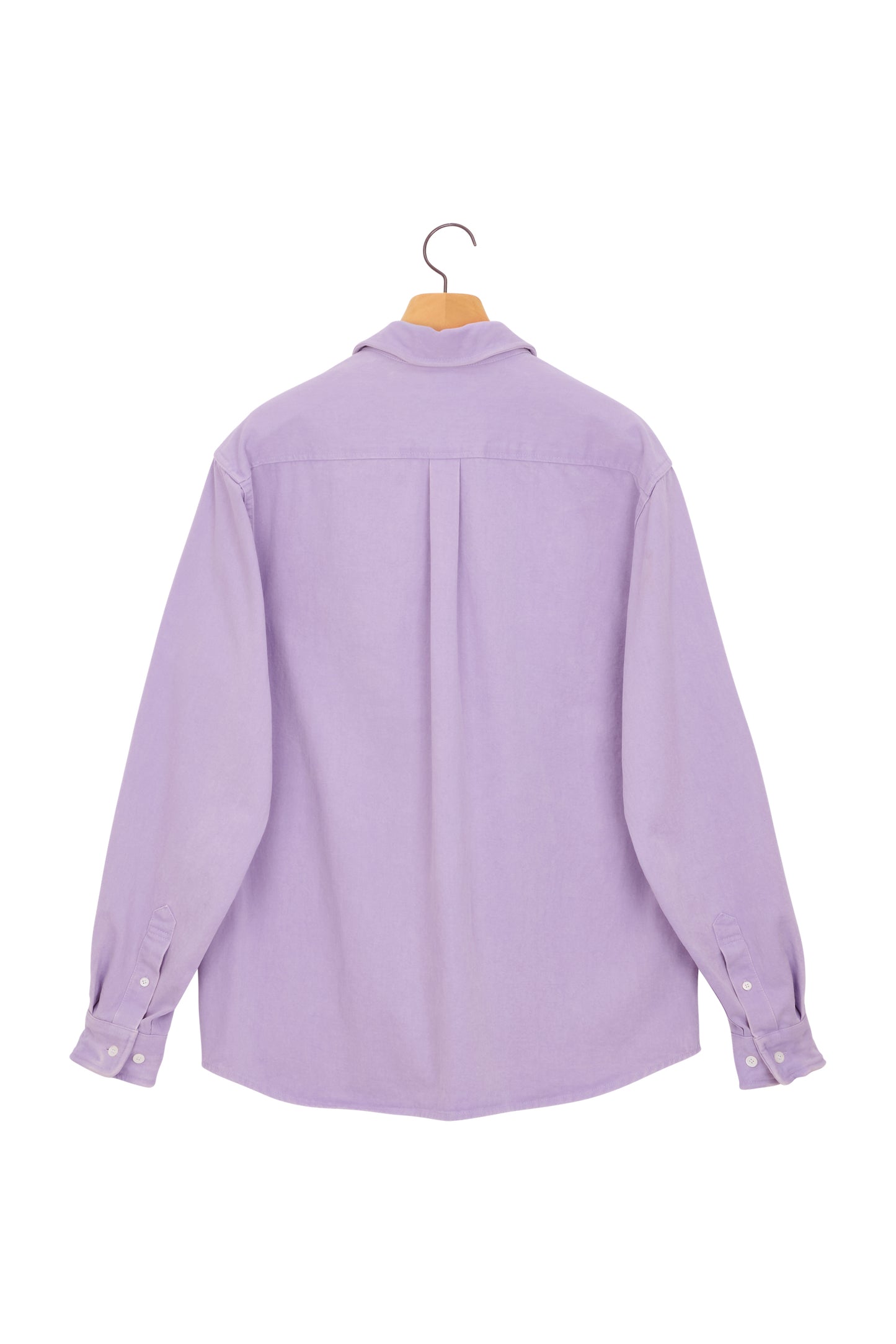 WIRE OXFORD WASHED SHIRT PURPLE