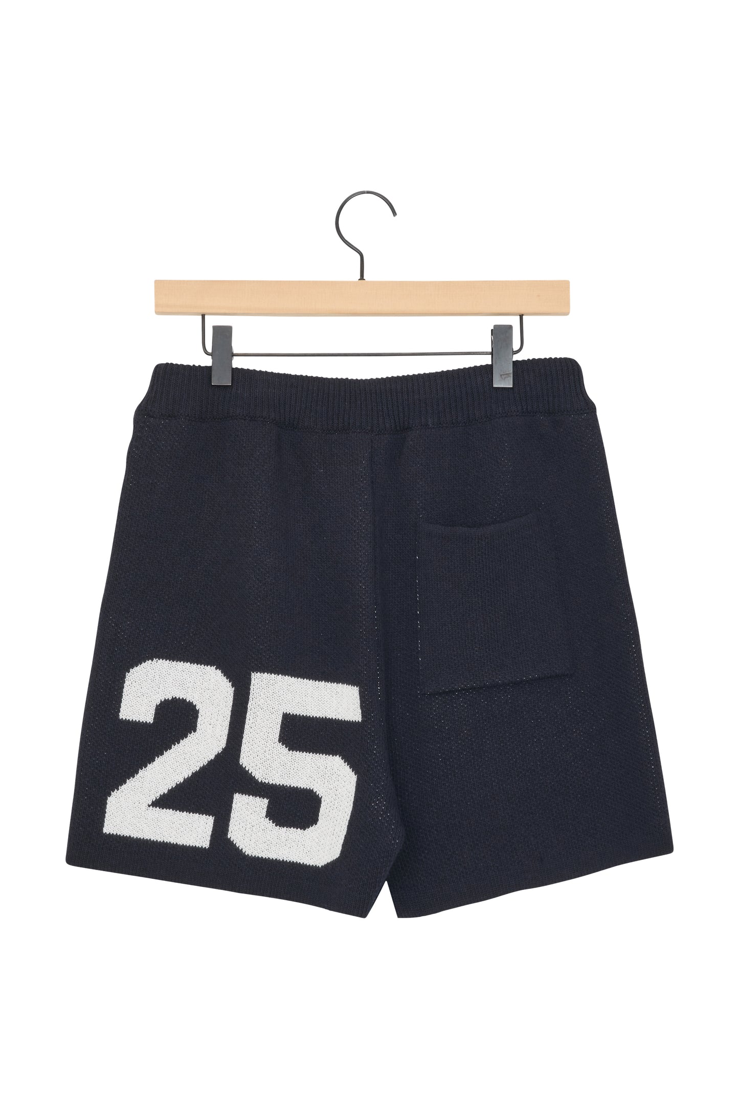 25 JACQUARD KNIT SHORTS NAVY
