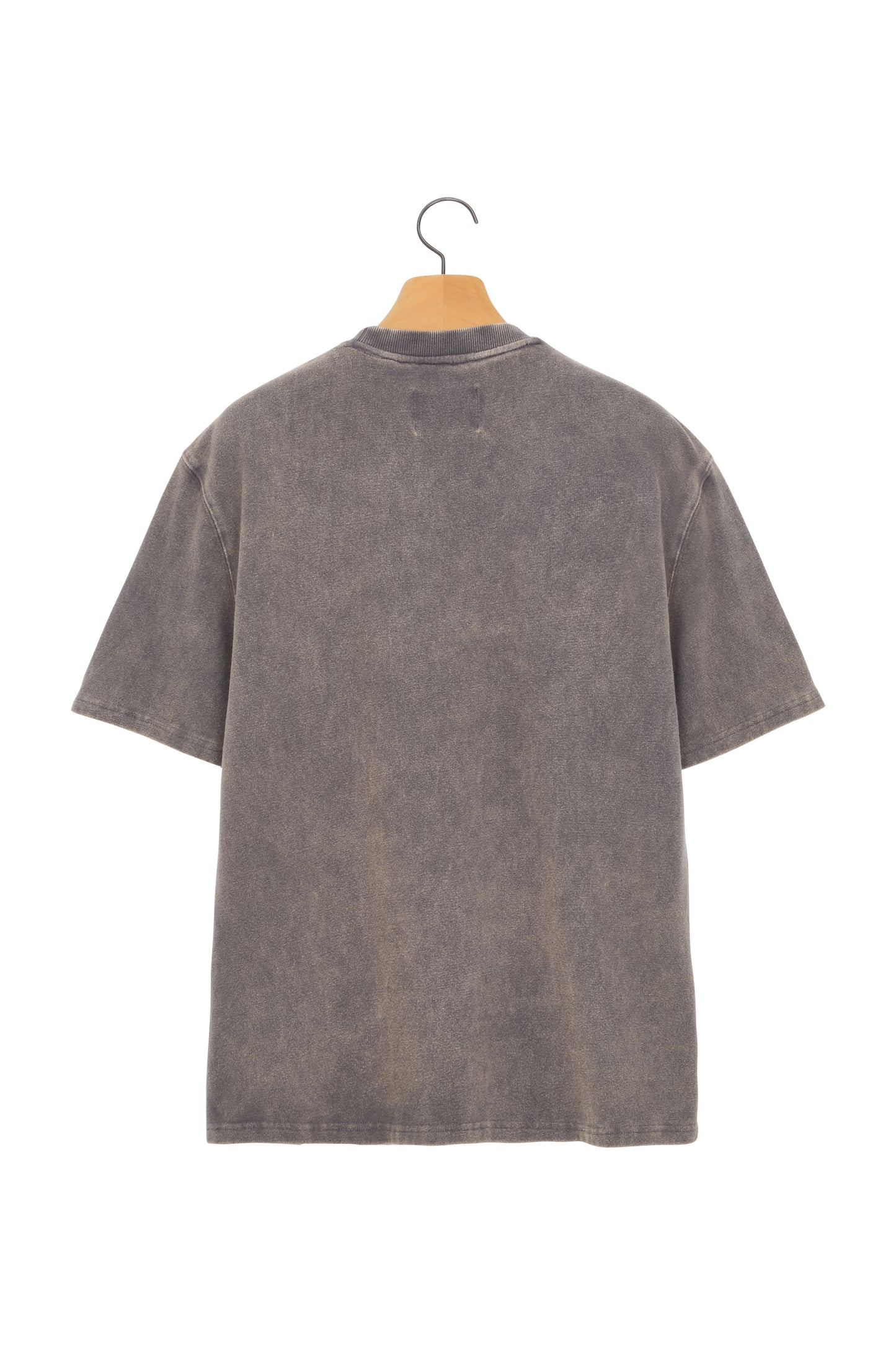 LONELY/LOVELY SALT WASHING SHORT SLEEVE T-SHIRT CHARCOAL
