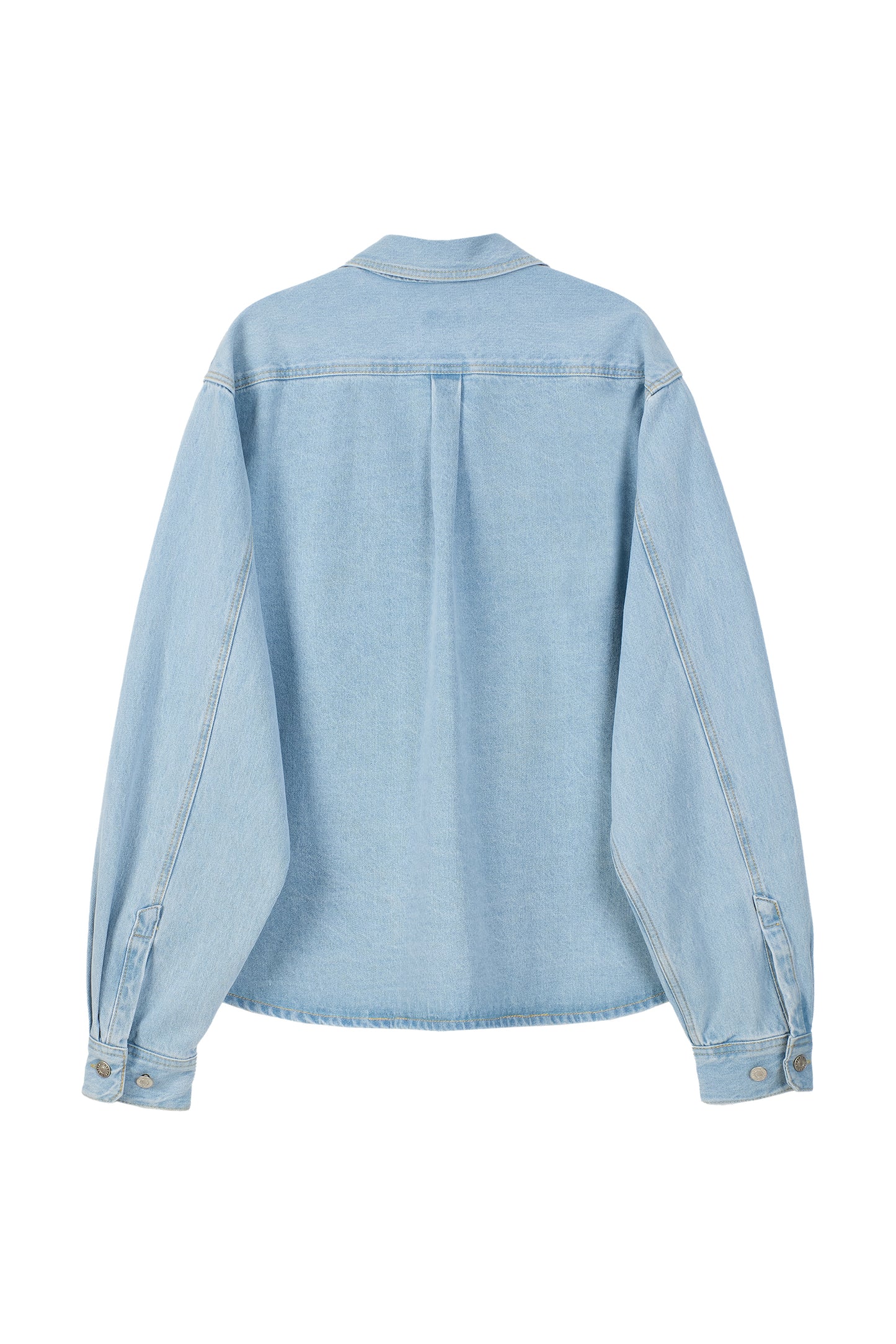 NYC WASHED DENIM SHIRKET LIGHT BLUE