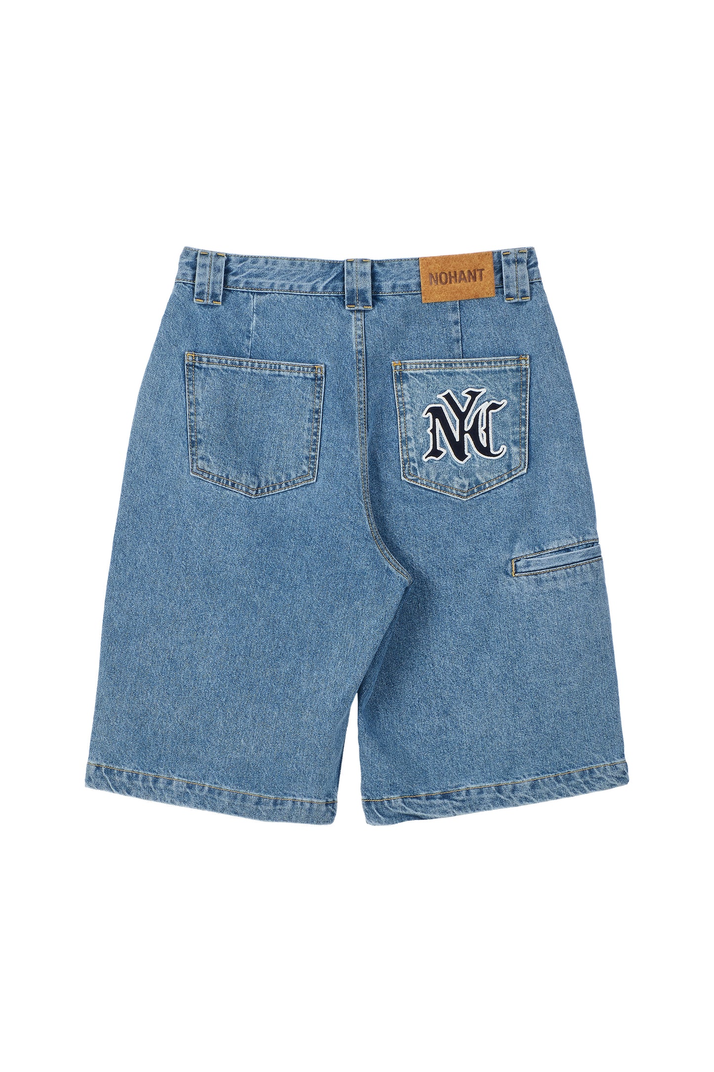 NYC DENIM SHORTS MID BLUE