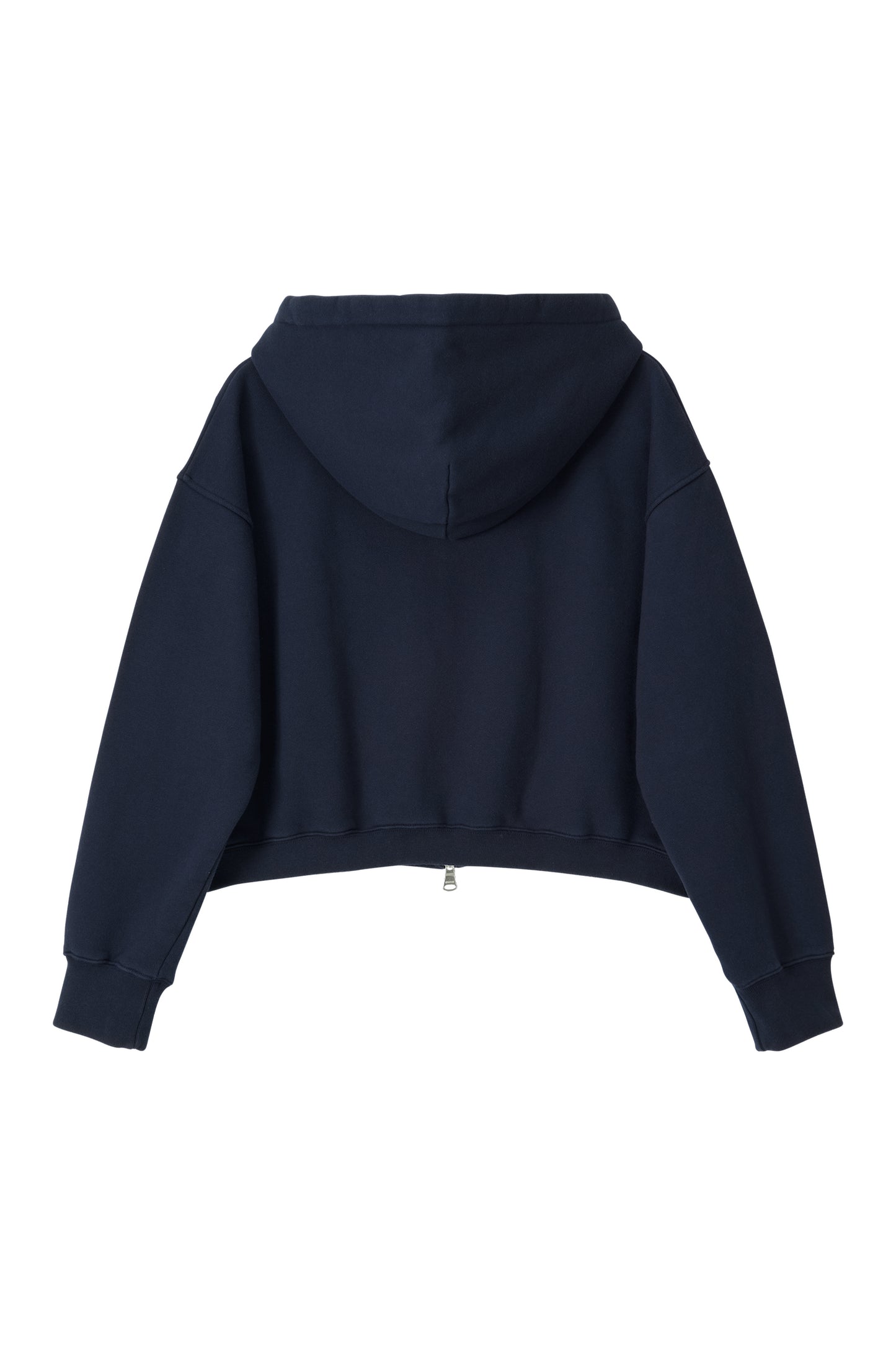 LONELY/LOVELY CROP HOODIE ZIP-UP NAVY