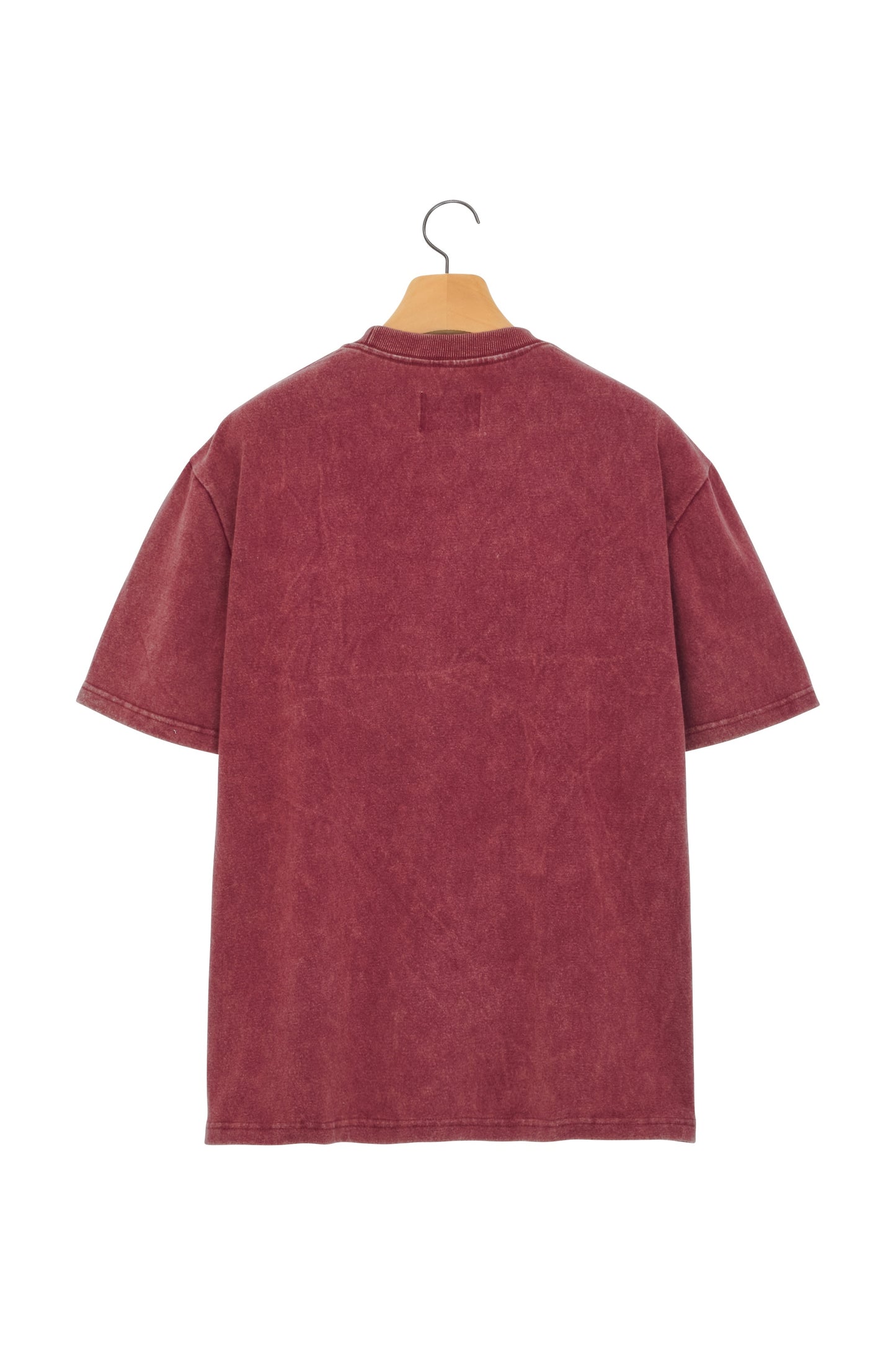 LONELY/LOVELY SALT WASHING SHORT SLEEVE T-SHIRT BURGUNDY