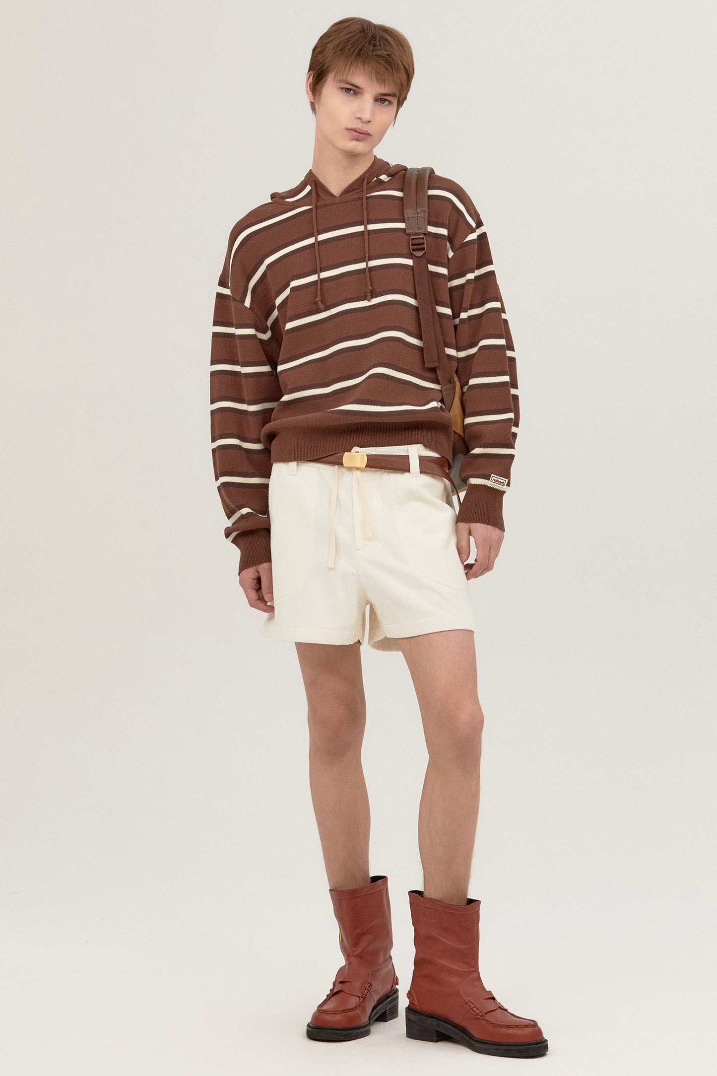 NYC CORDUROY SHORTS WHITE