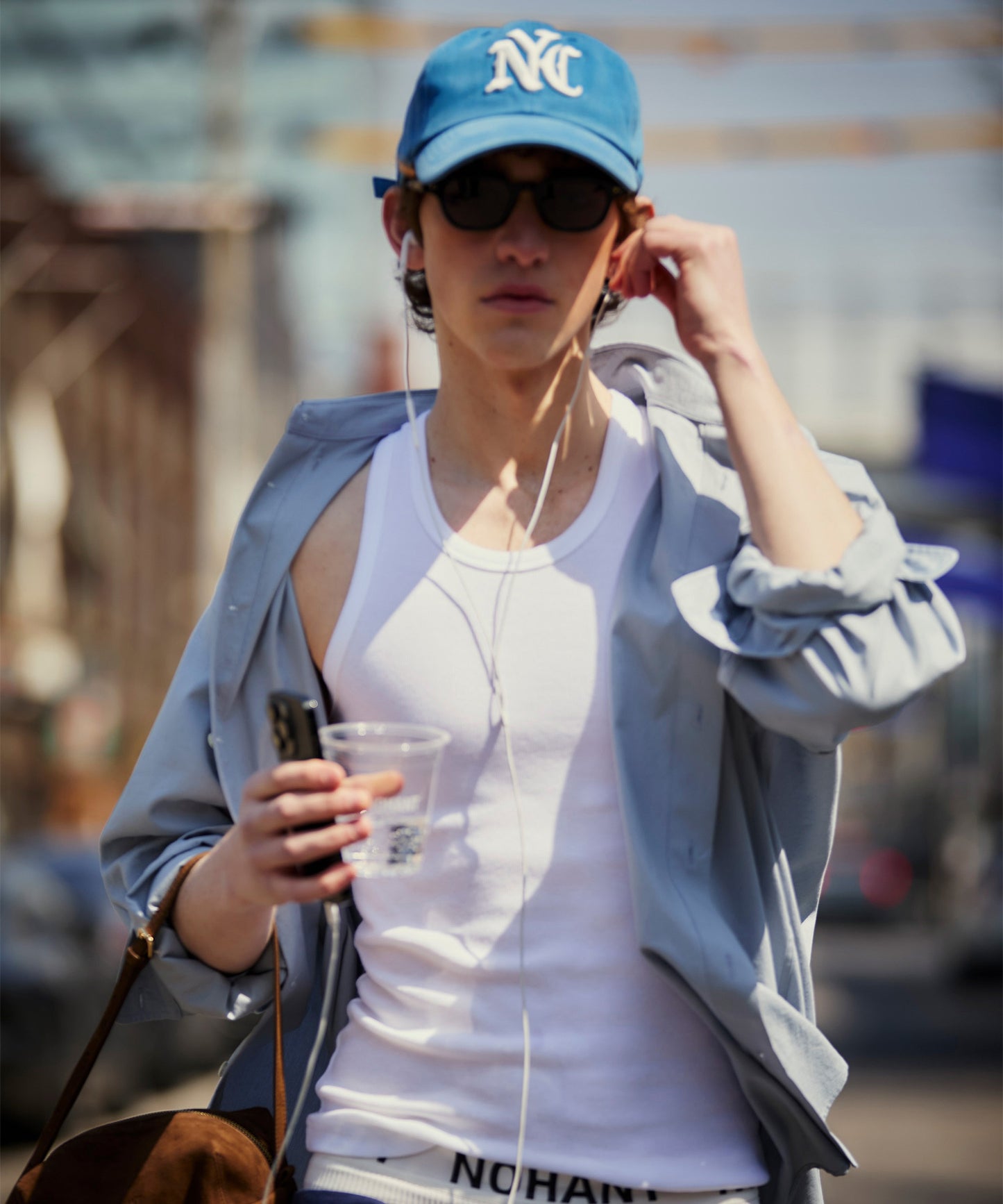NYC VINTAGE BALL CAP BLUE