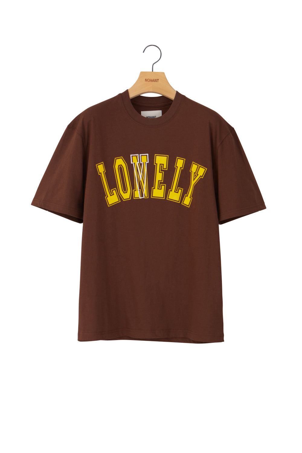 LONELY/LOVELY SHORT SLEEVE T SHIRT BROWN