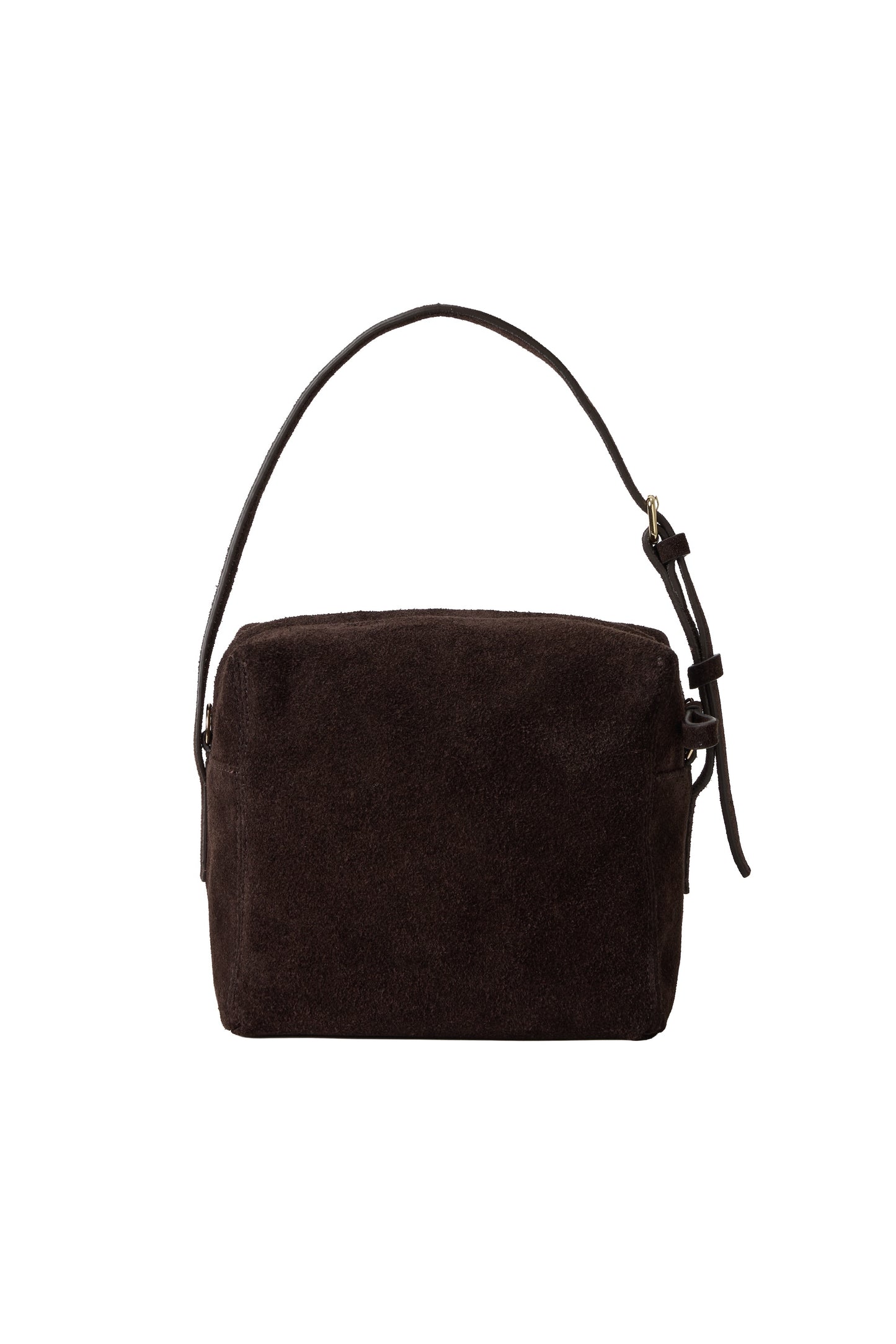 SUEDE PICNIC BAG BROWN(COMING SOON)