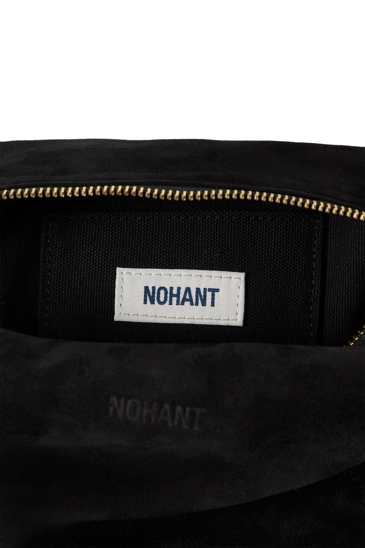 SUEDE PICNIC BAG BLACK