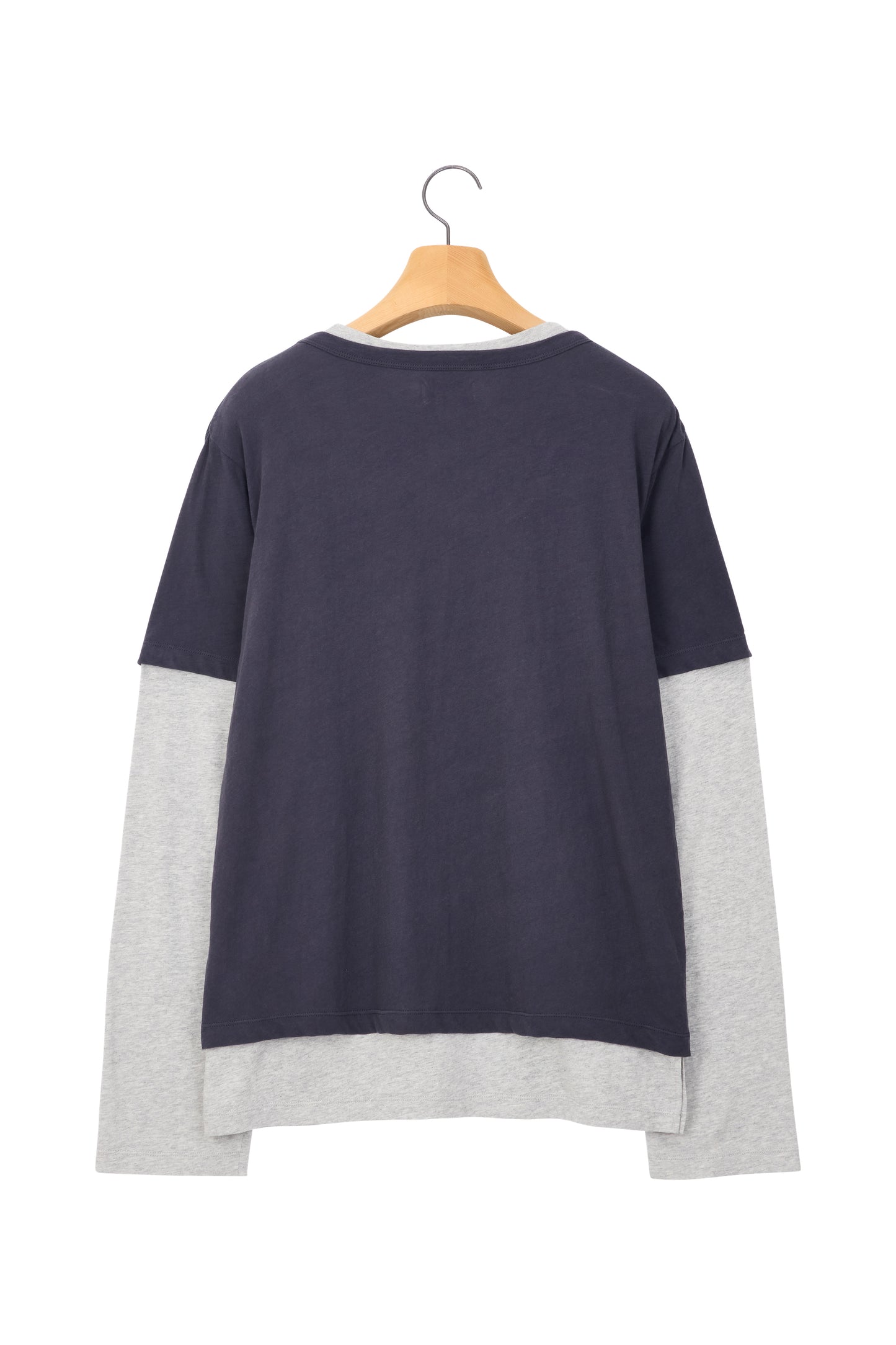 LAYERD T-SHIRTS SET CHARCOAL