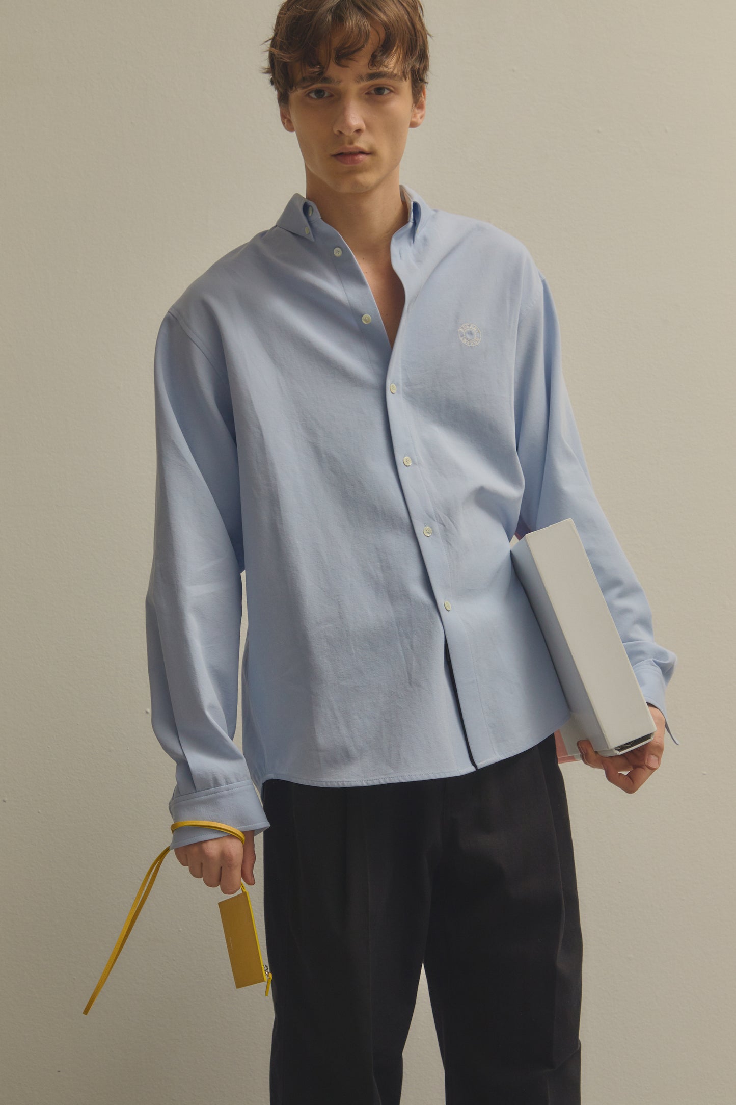 LOGO OXFORD SHIRT SKY BLUE