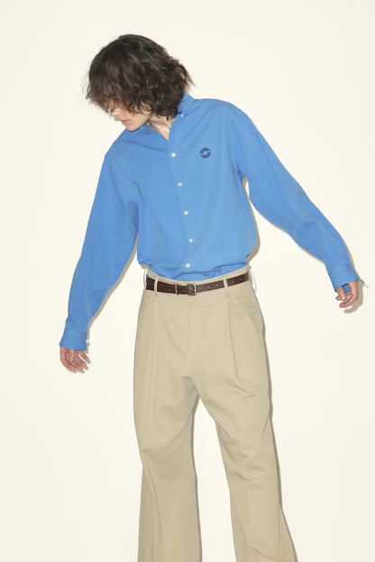 LOGO OXFORD SHIRT BLUE