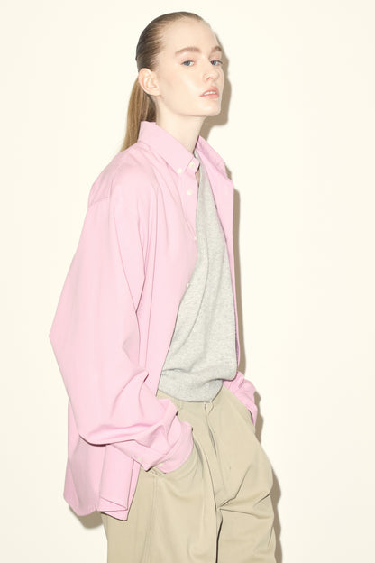 LOGO OXFORD SHIRT PINK