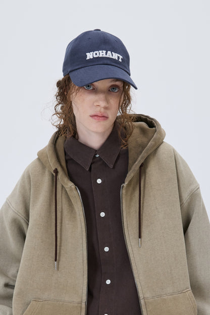 PIXEL LOGO BALL CAP NAVY(STANDARD FIT)